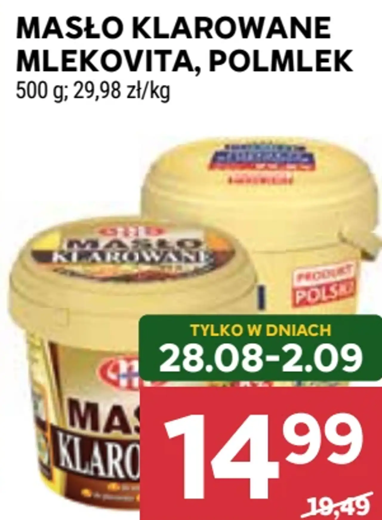 Masło Klarowane Mlekovita