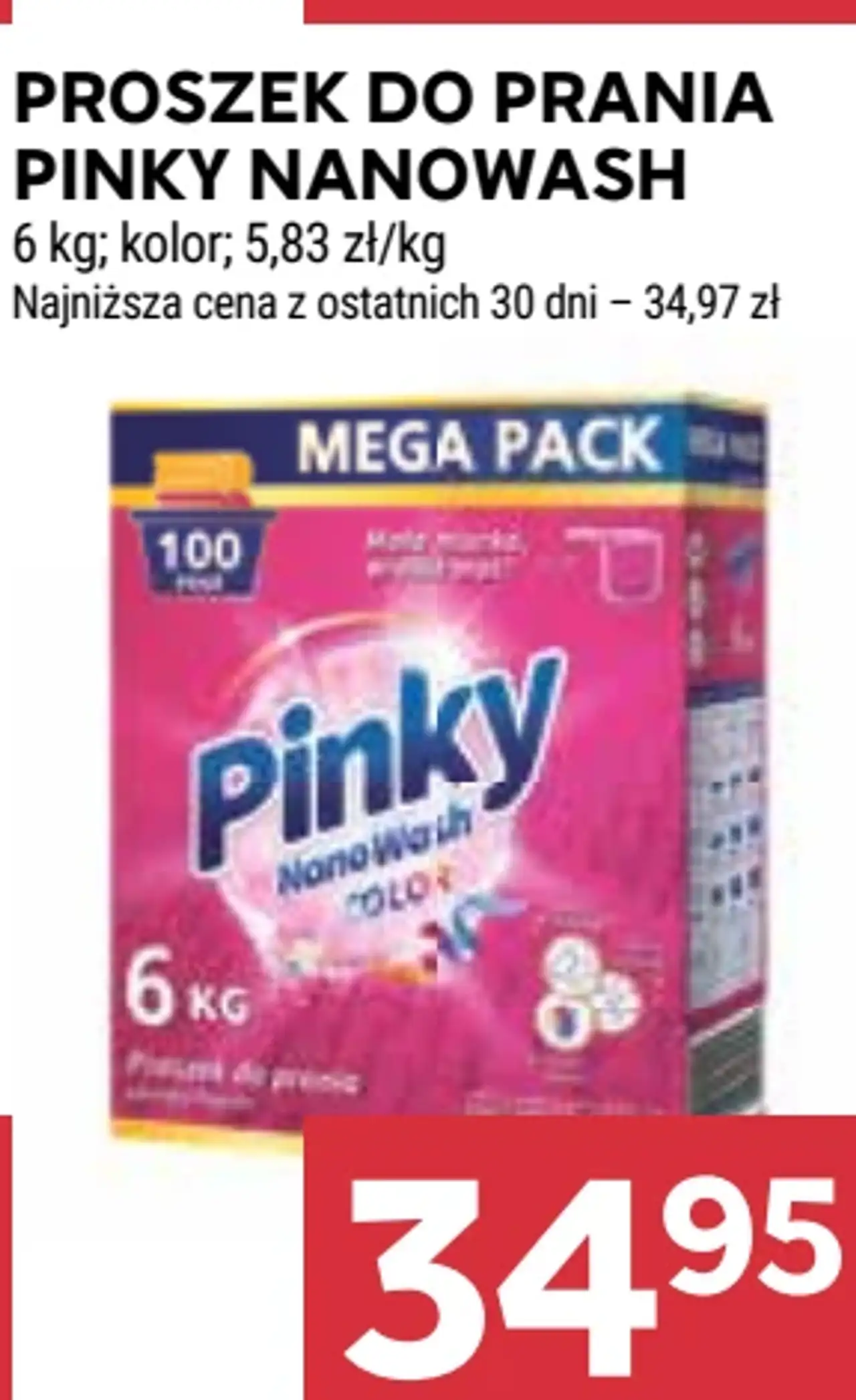 Proszek do prania Pinky Nanowash
