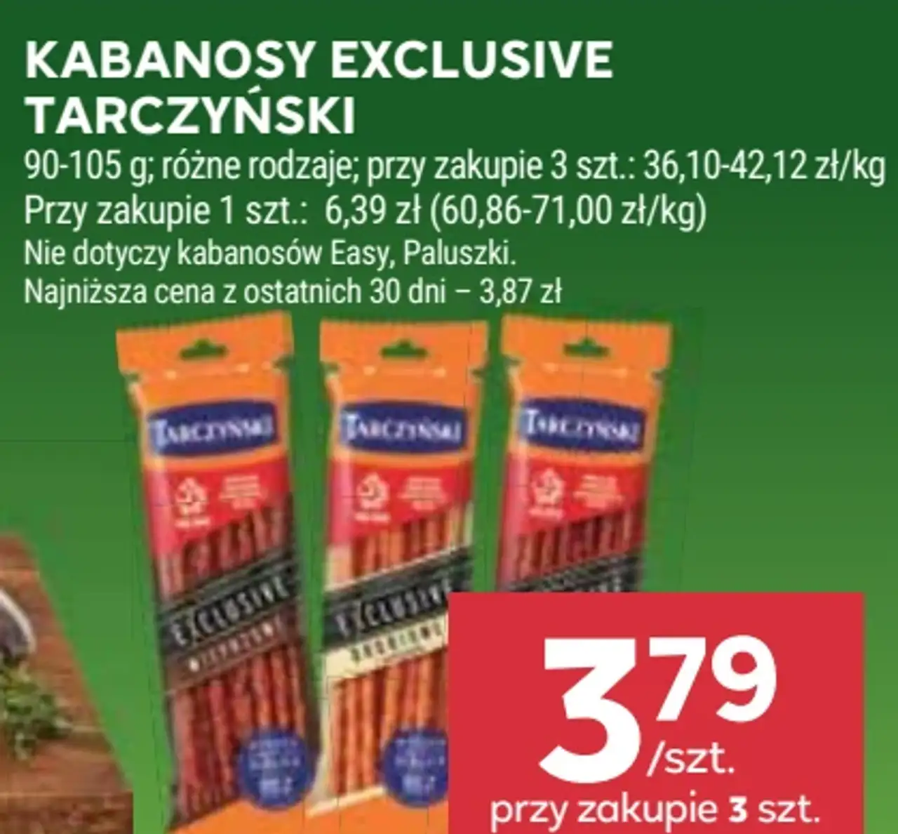 Kabanosy Exclusive Tarczyński