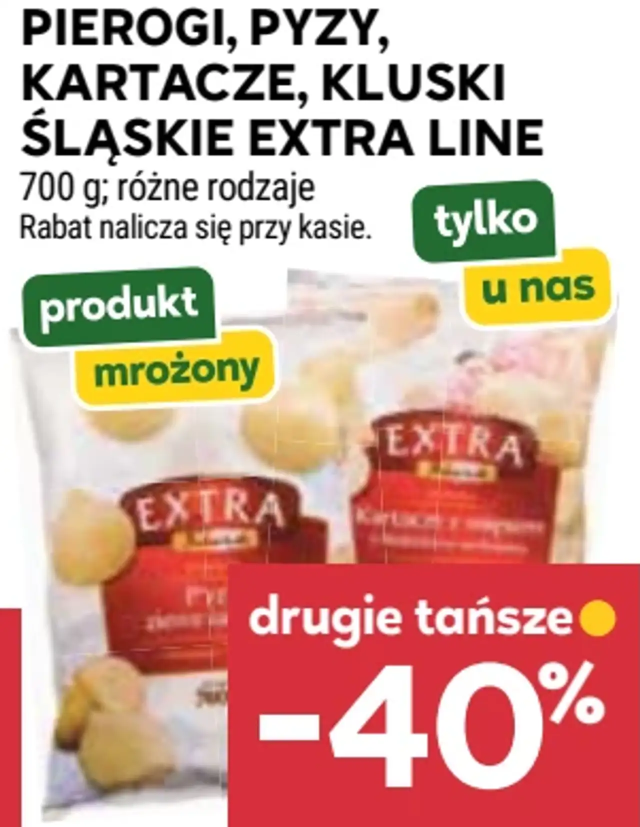 Pierogi, pyzy, kartacze, kluski śląskie Extra Line