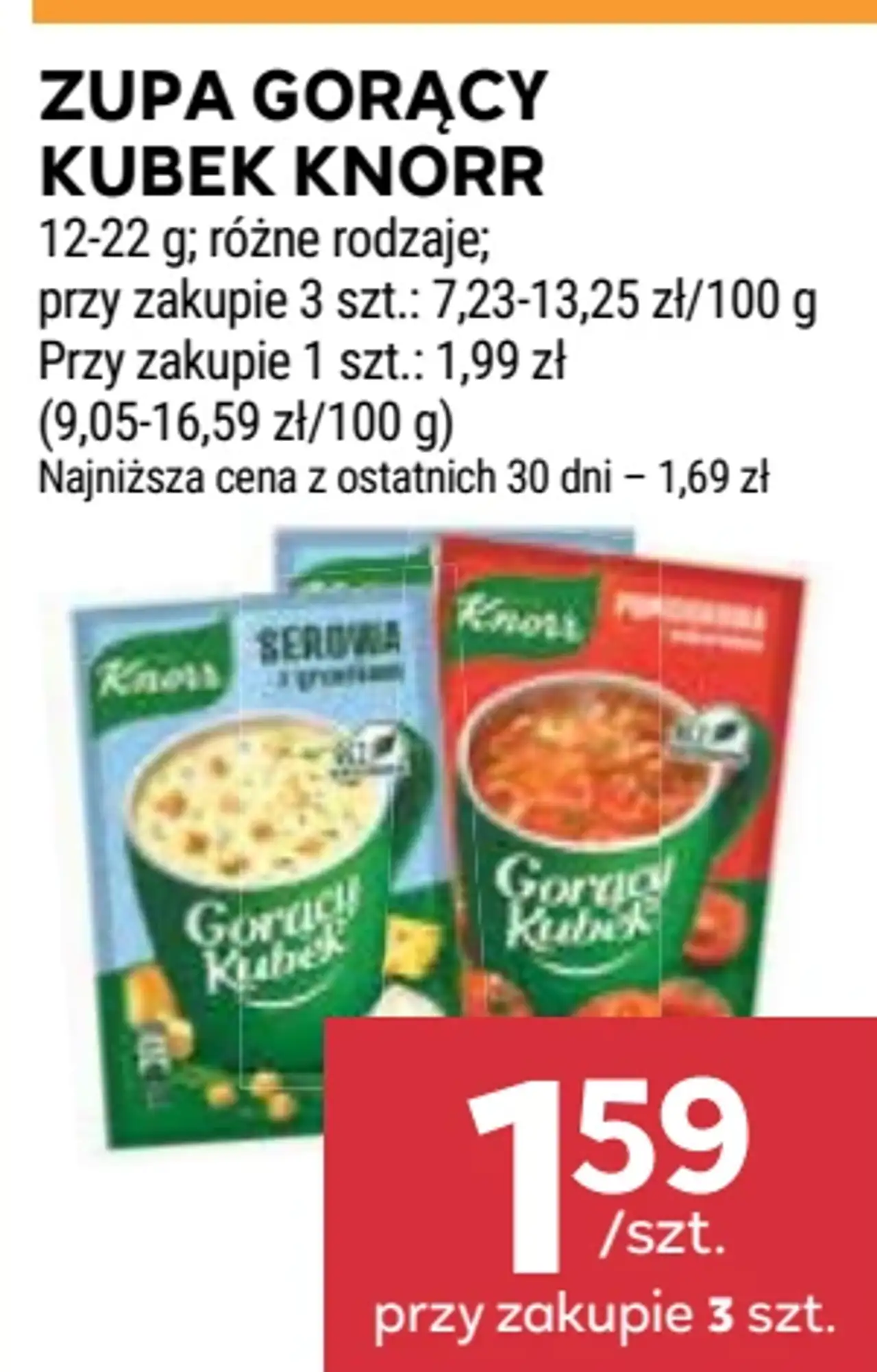 Zupa Gorący Kubek Knorr