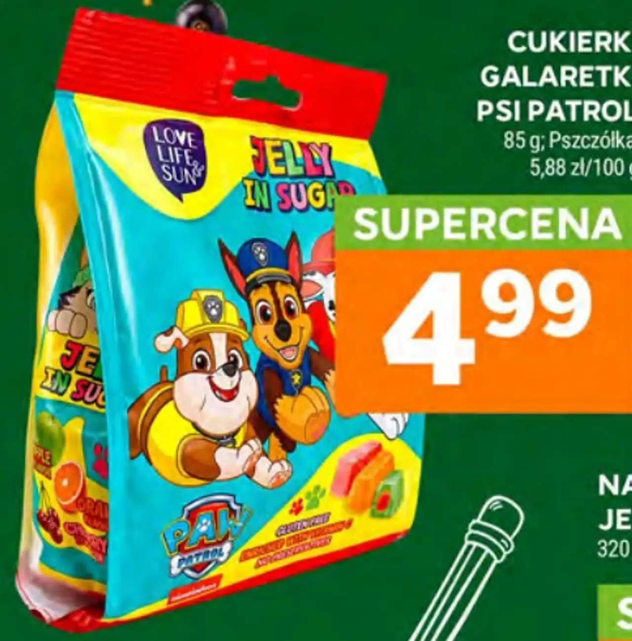 Cukierki galaretki Psi Patrol