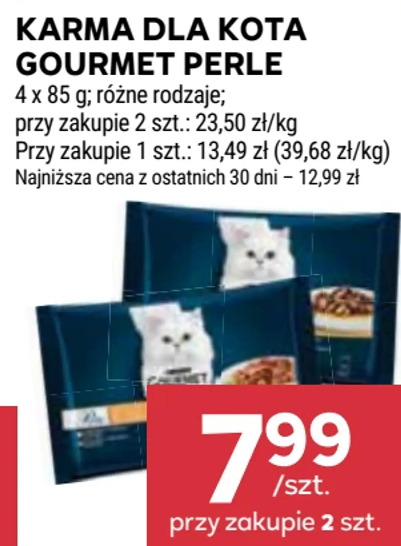 Karma dla kota Gourmet Perle