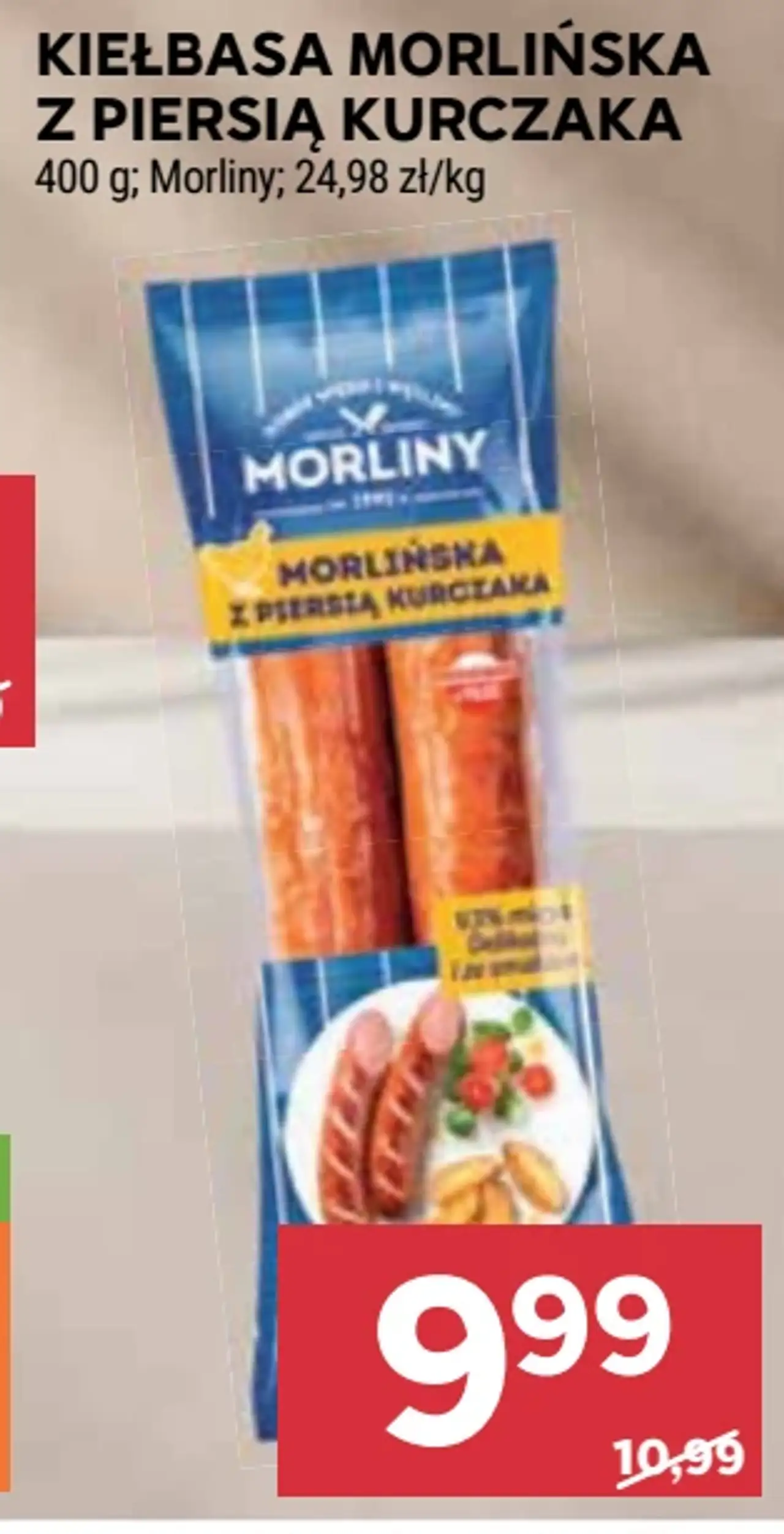 Kiełbasa Morlińska z piersią kurczaka