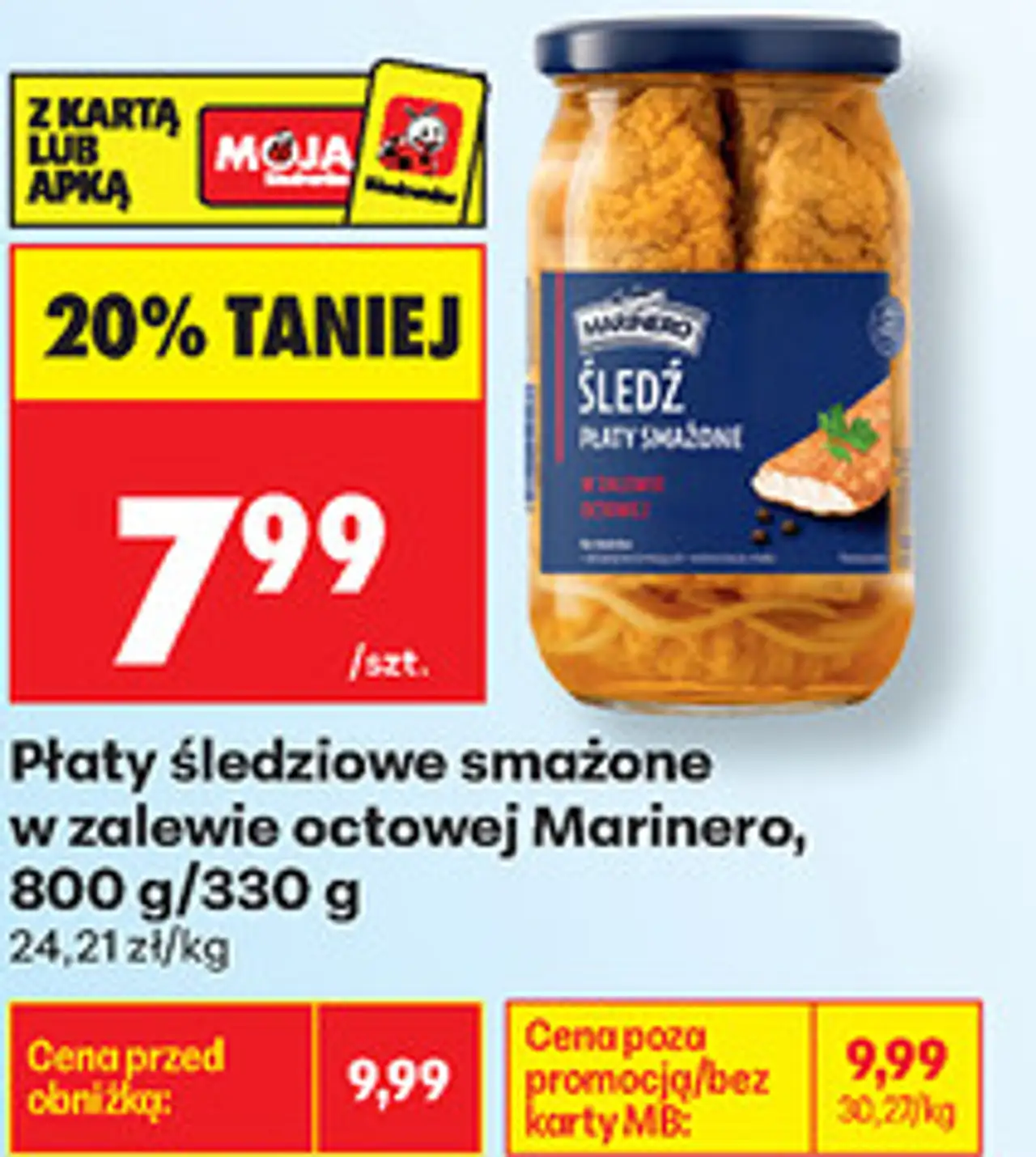 Płaty śledziowe smażone w zalewie octowej Marinero