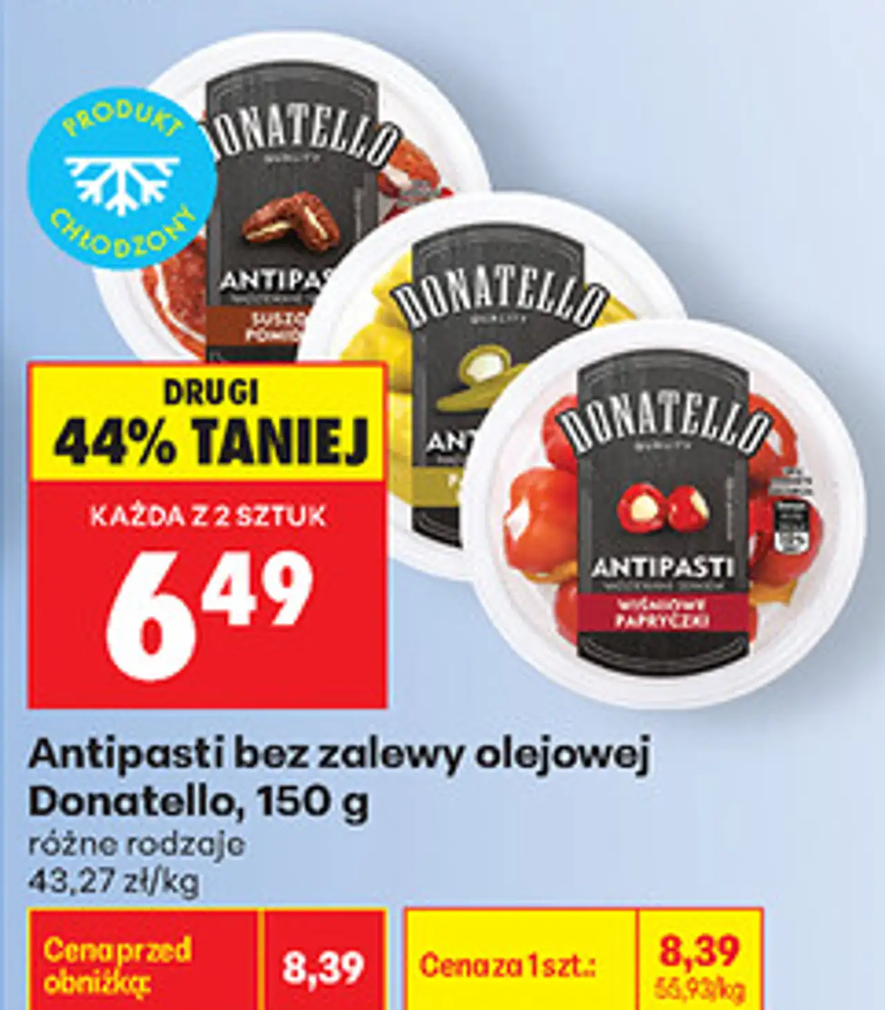 Antipasti bez zalewy olejowej Donatello, 150 g