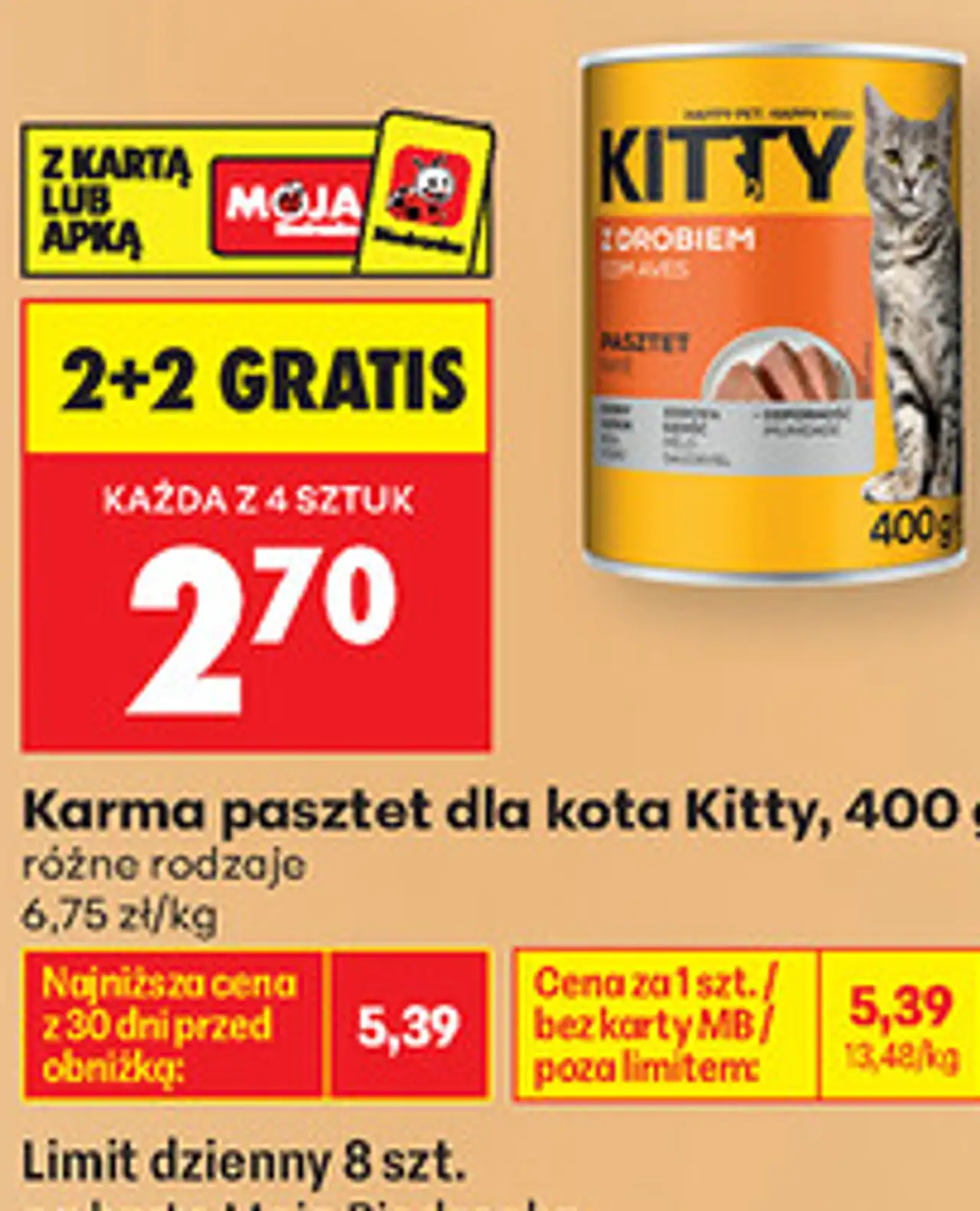 Karma pasztet dla kota Kitty, 400 g