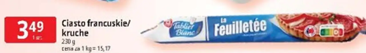 Ciasto francuskie/kruche Tablier Blanc La Feuilletée