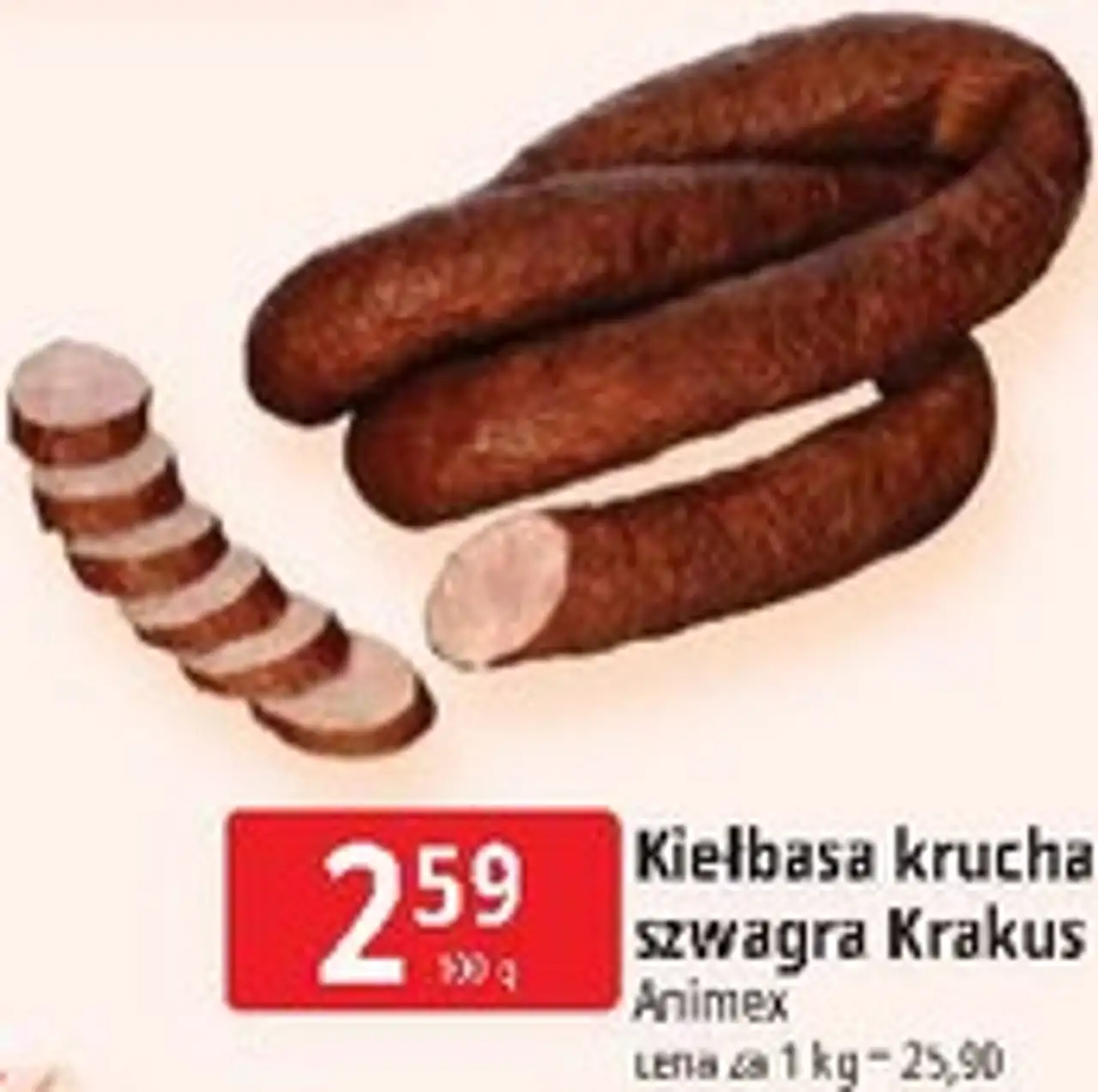 Kiełbasa krucha szwagra Krakus Animex