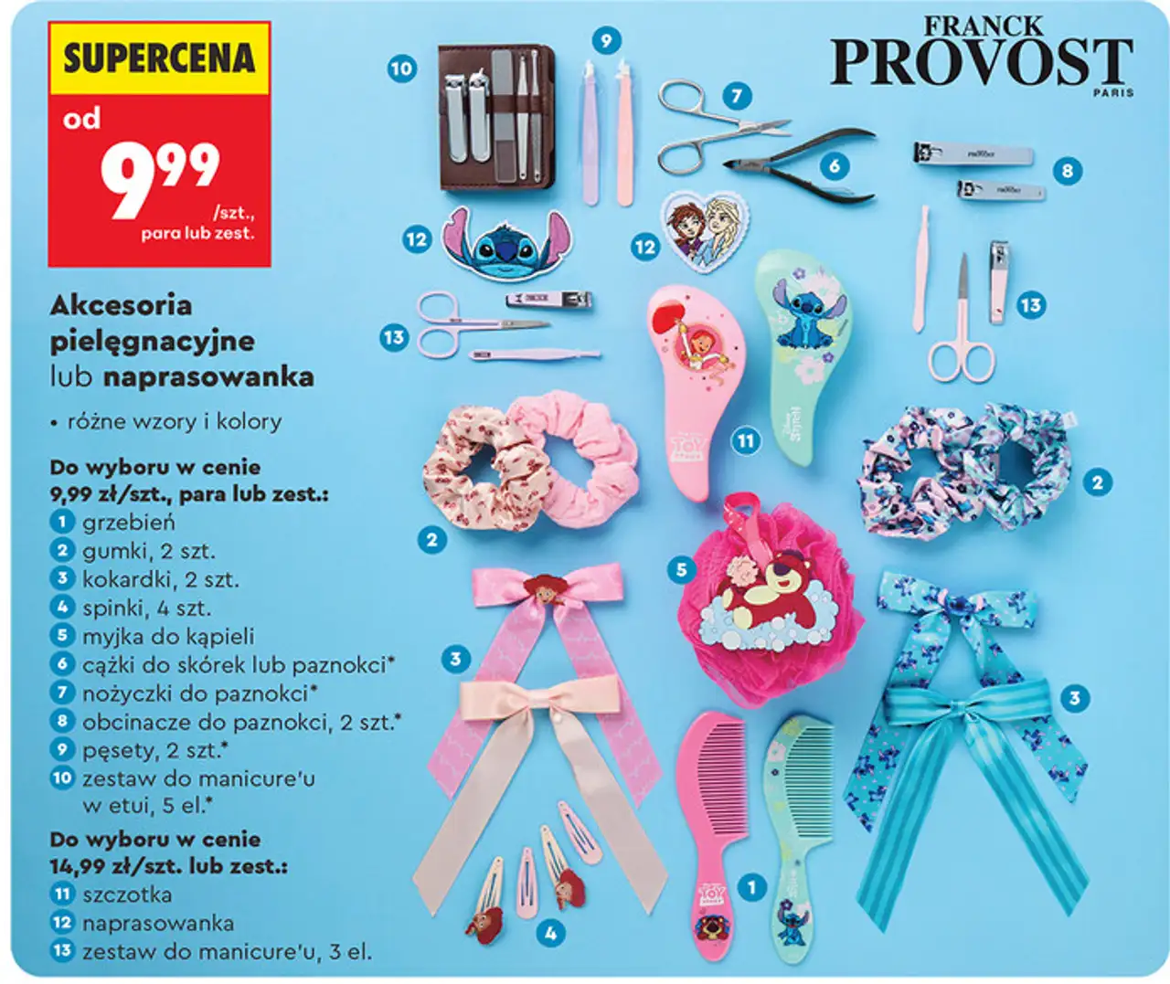 Akcesoria pielęgnacyjne lub naprasowanka Franck Provost