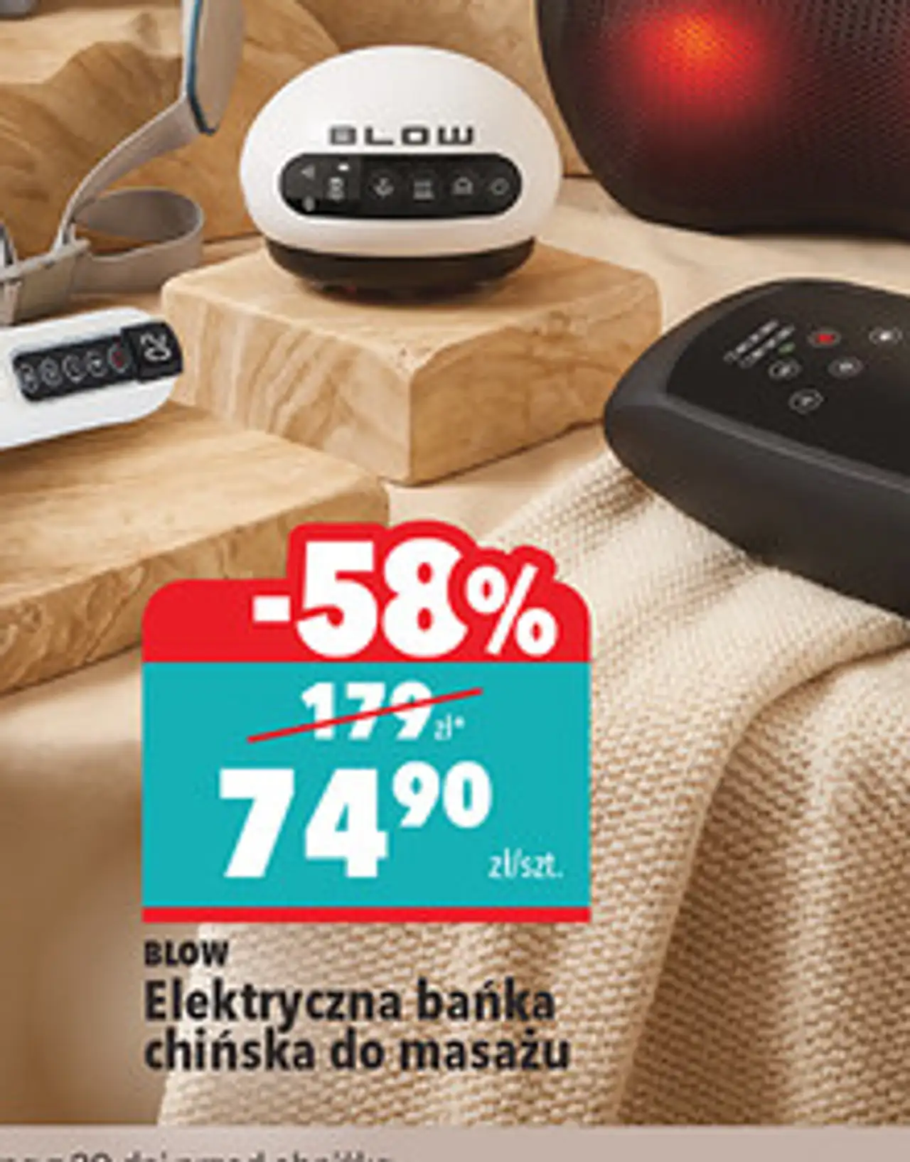 Elektryczna bańka chińska do masażu BLOW