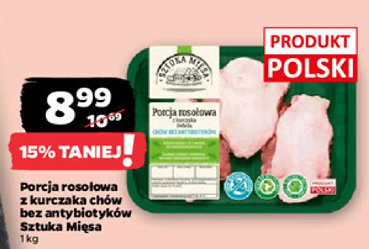 Porcja rosołowa z kurczaka Sztuka Mięsa Netto