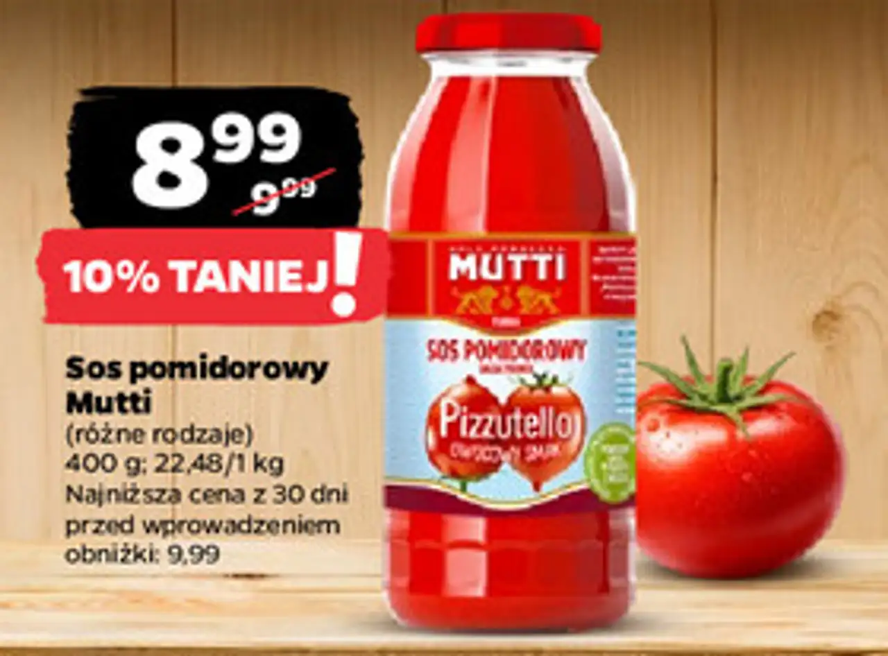 Sos salsa z pomidorów pizzutello Mutti