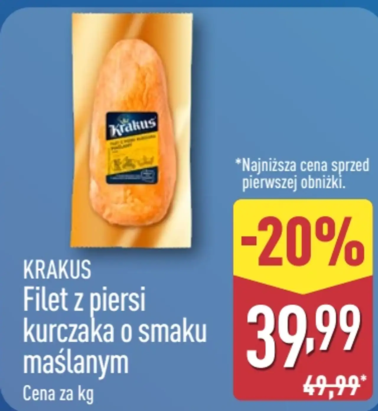 Krakus Filet z piersi kurczaka o smaku maślanym
