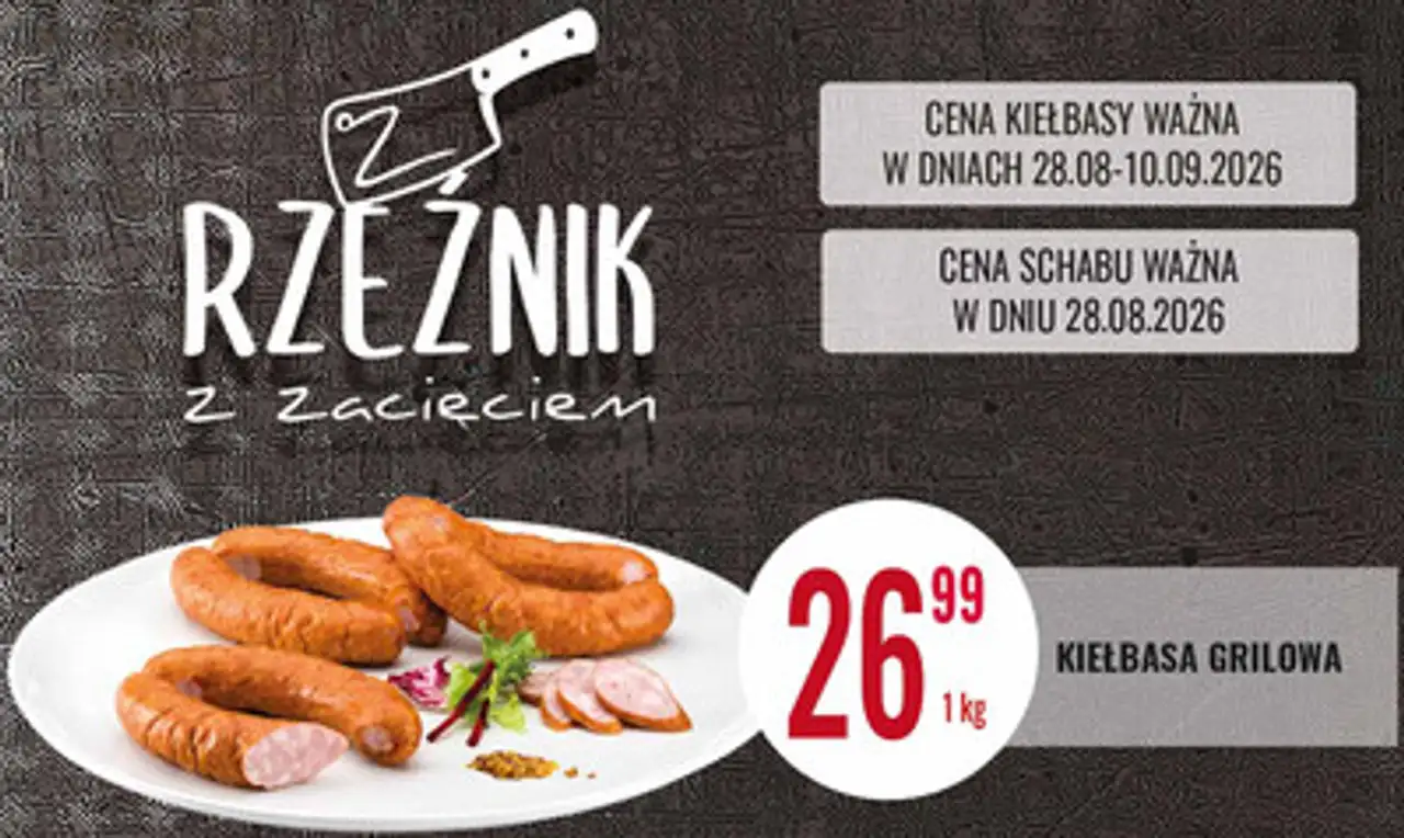 Kiełbasa grillowa Rzeźnik z Zacięciem