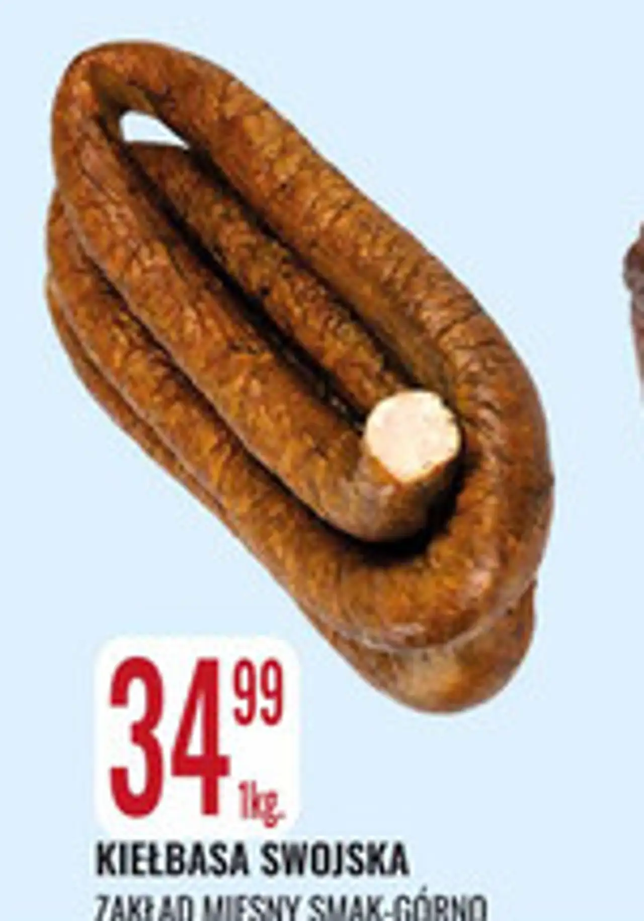 Kiełbasa Swojska Zakład Mięsny Smak-Górno