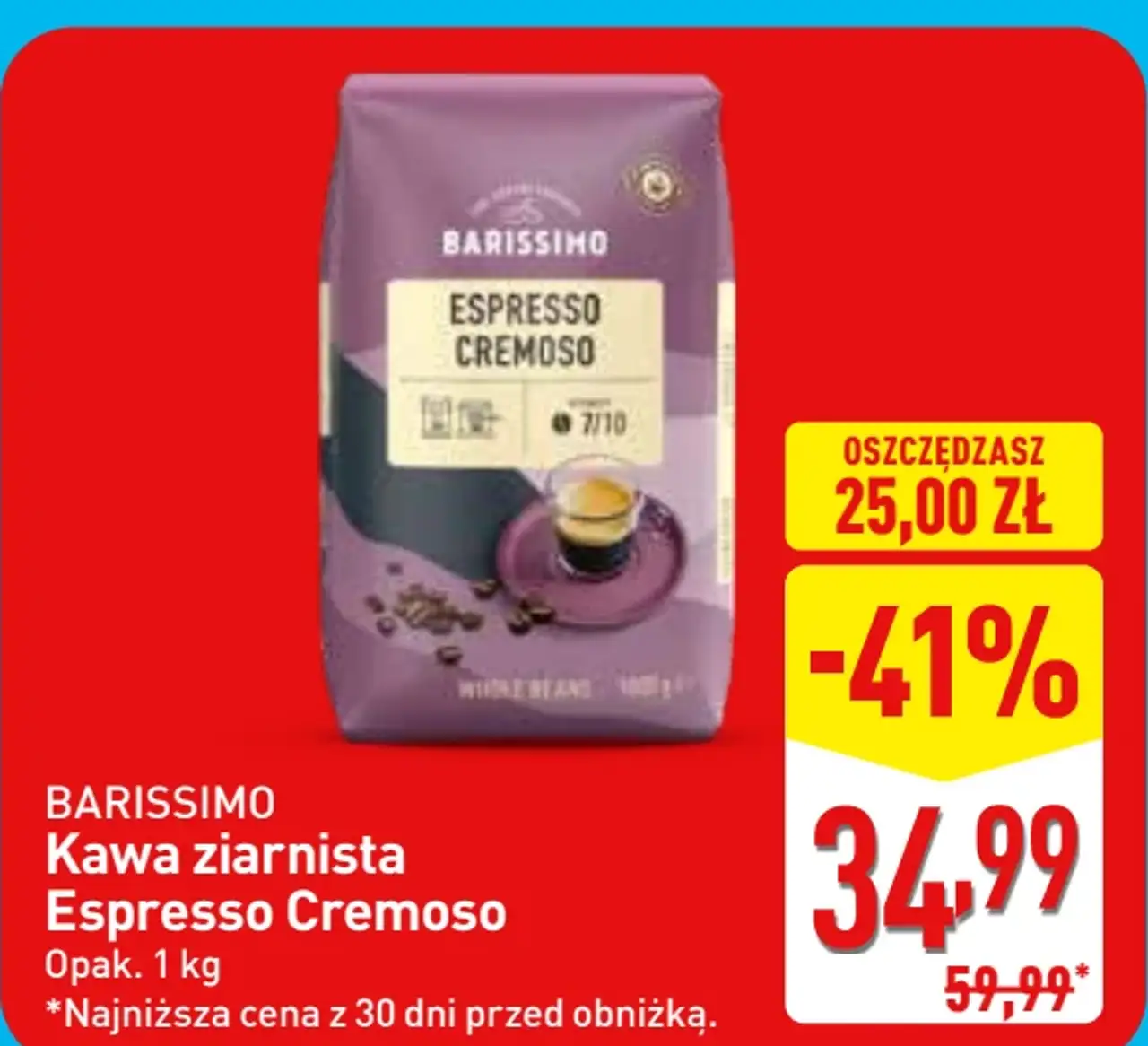 Barissimo Kawa ziarnista Espresso Cremoso