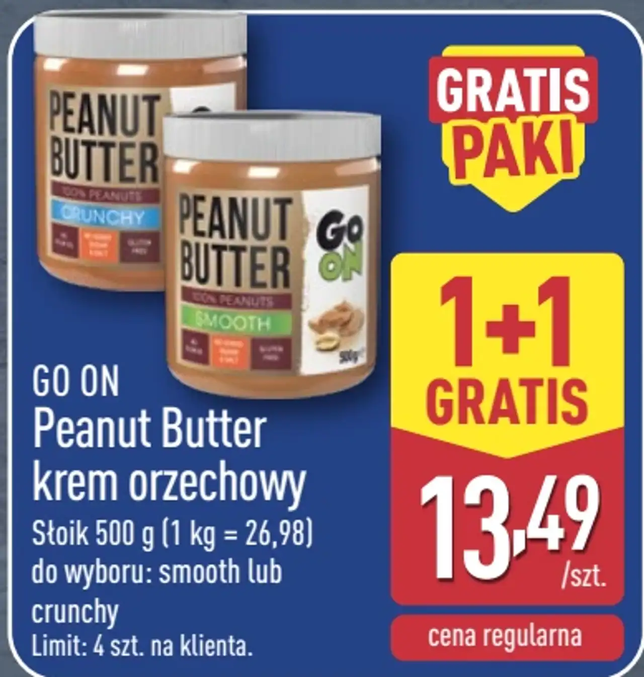Go On Peanut Butter krem orzechowy