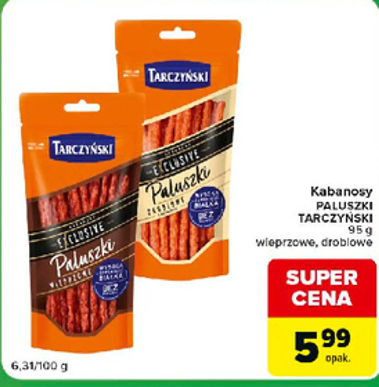 Kabanosy Paluszki Tarczyński