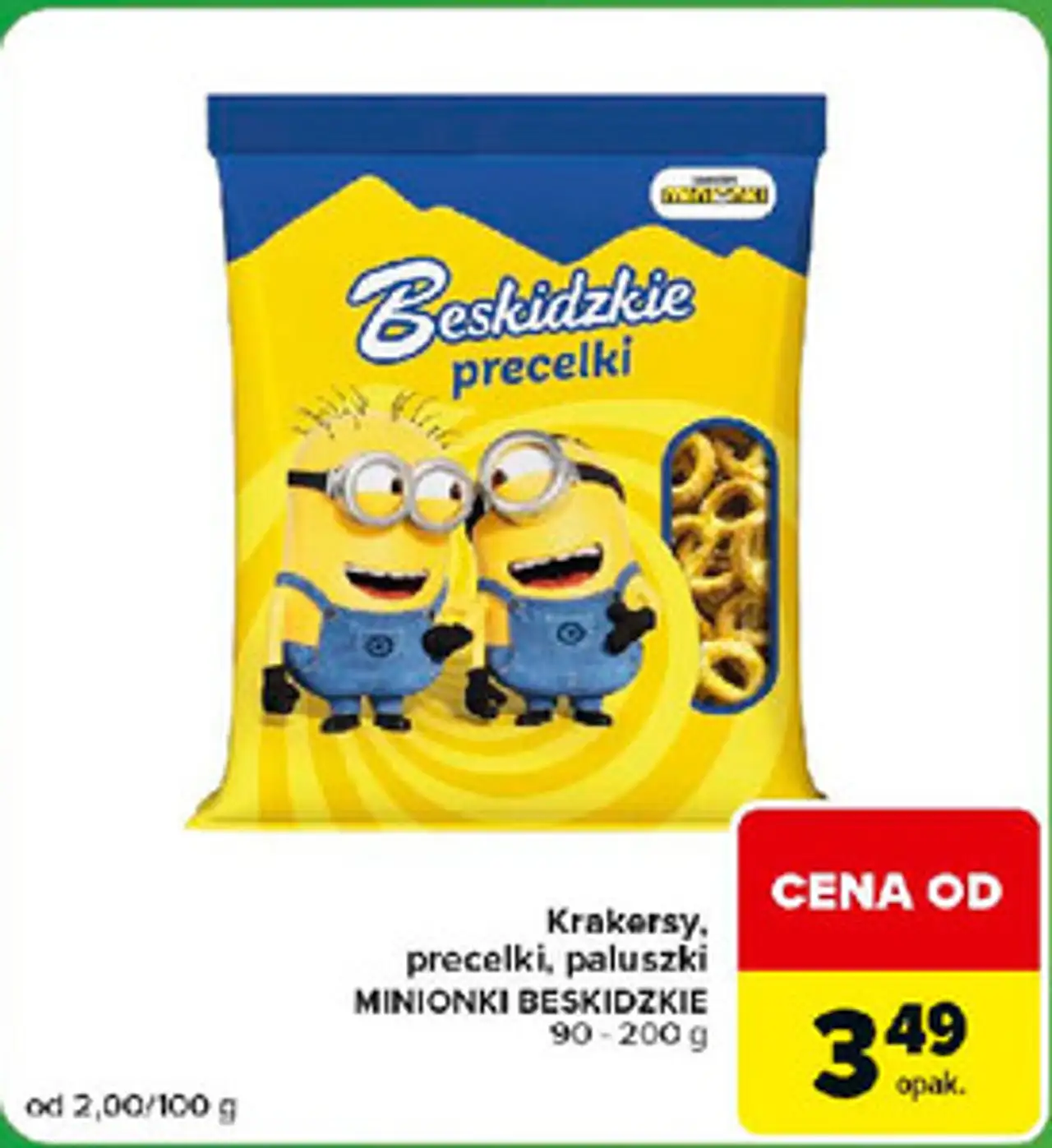 Krakersy, precelki, paluszki MINIONKI BESKIDZKIE