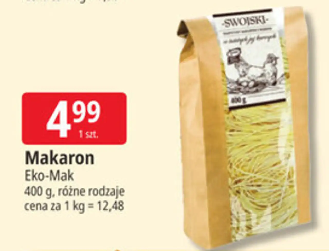 Makaron swojski nitka cienka Eko-Mak