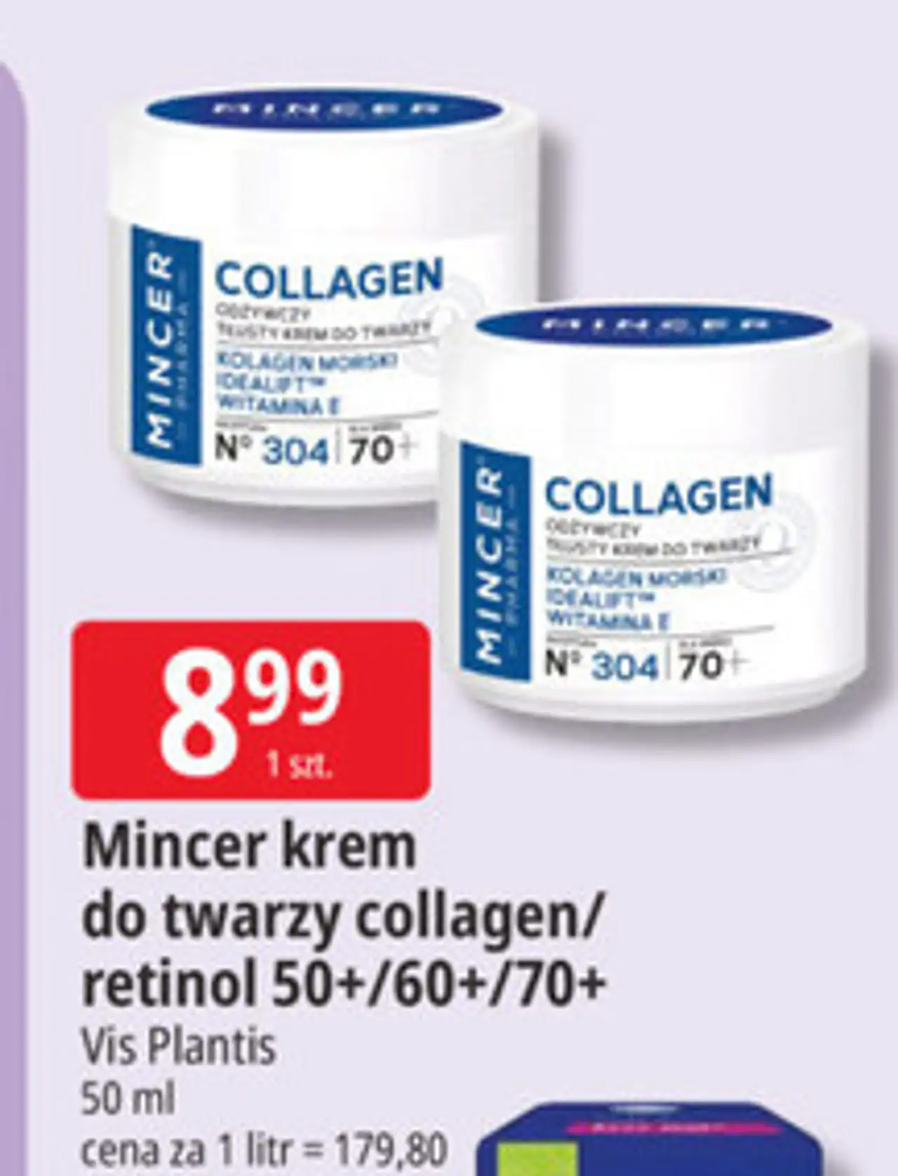 Krem przeciwzmarszczkowy Mincer Pharma Collagen