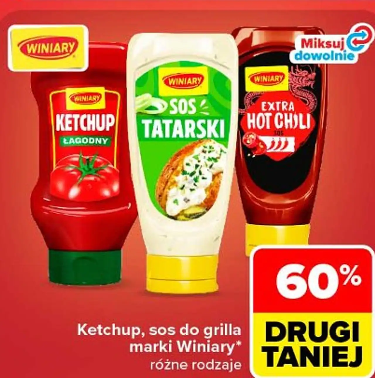 Ketchup, sos do grilla Winiary