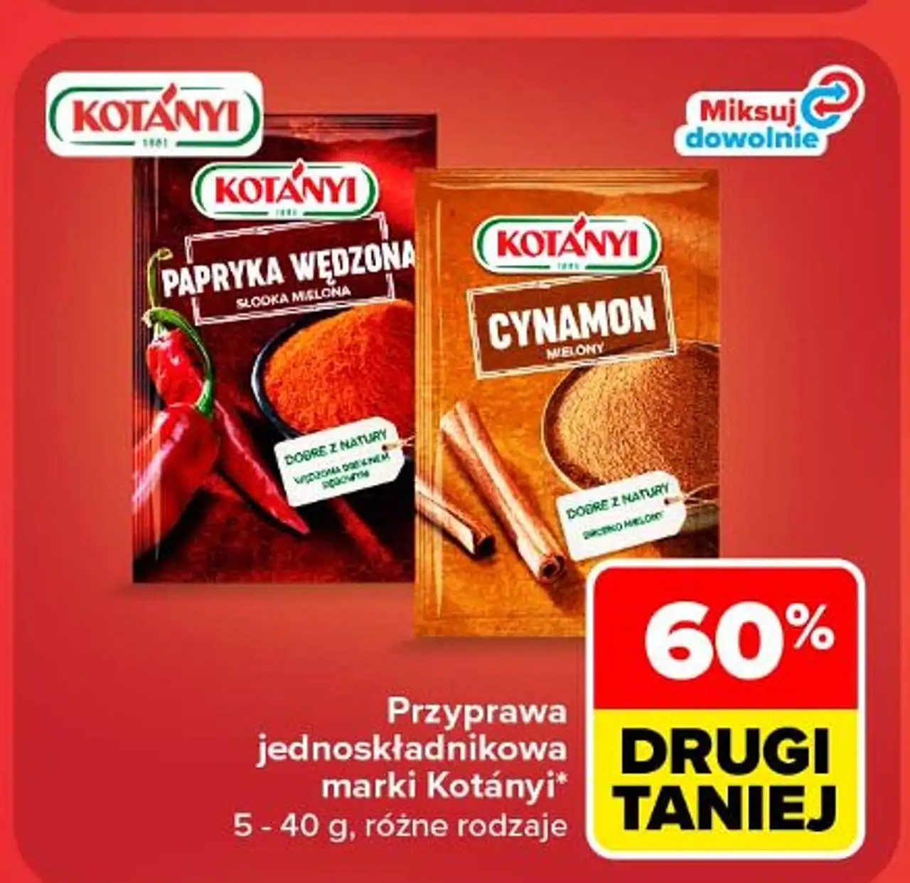Papryka wędzona słodka mielona Kotanyi