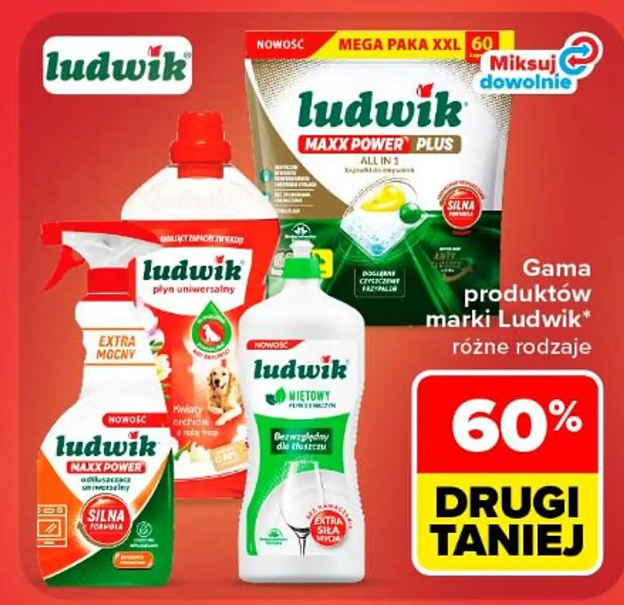 Płyn do mycia naczyń miętowy Ludwik