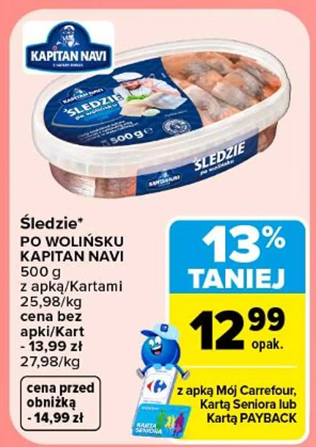 Śledzie po wolińsku Kapitan Navi