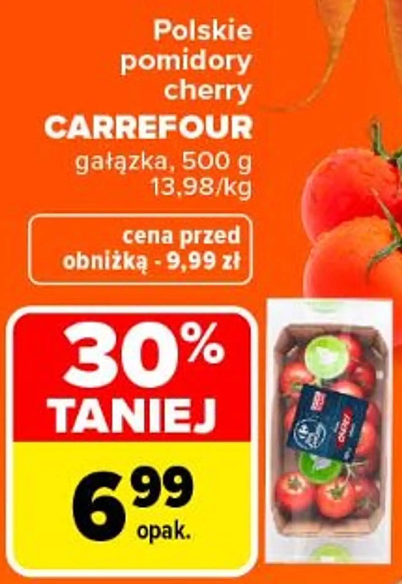 Polskie pomidory cherry gałązka CARREFOUR