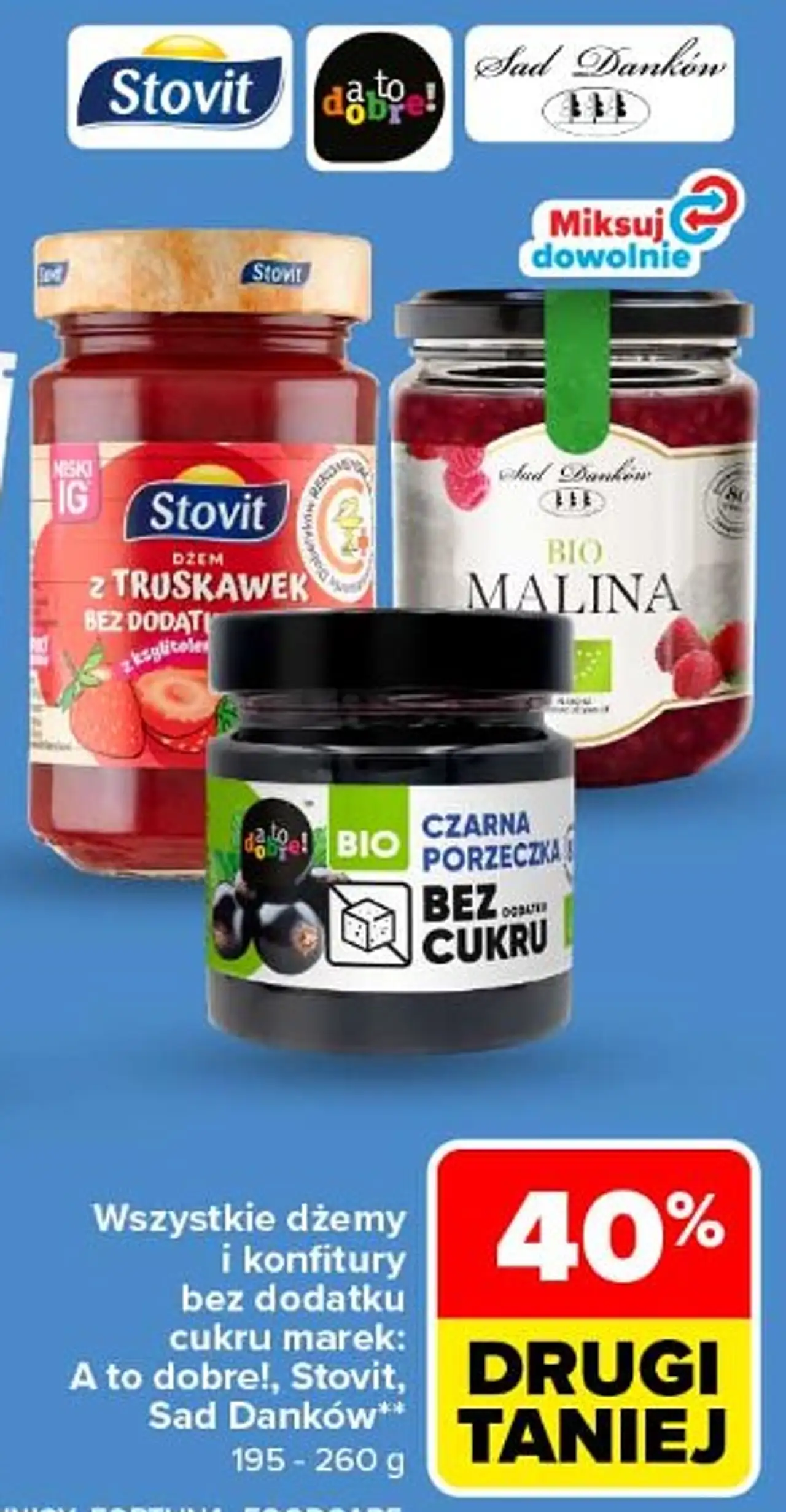 Dżem czarna porzeczka A To Dobre!