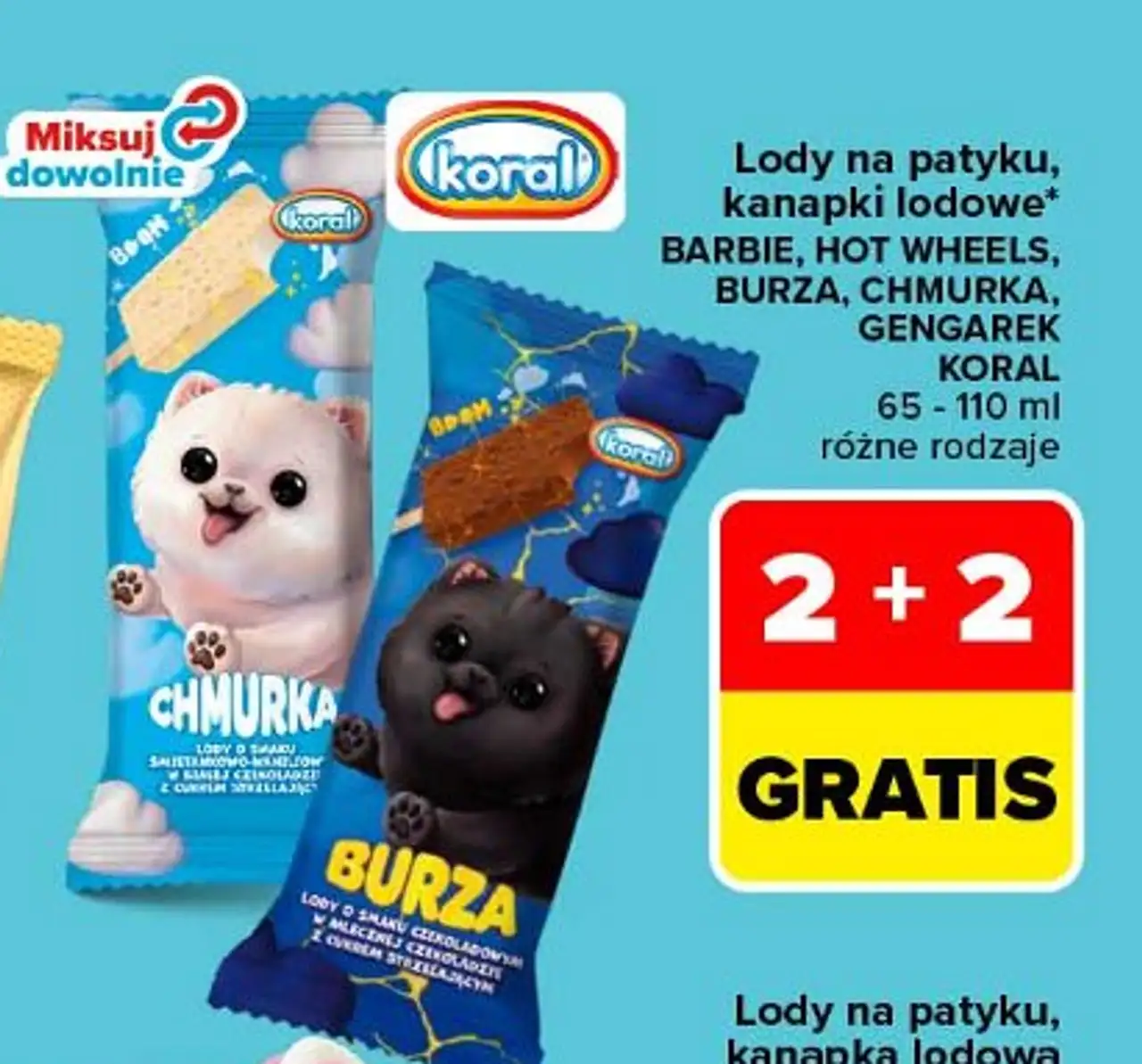 Lód chmurka Koral