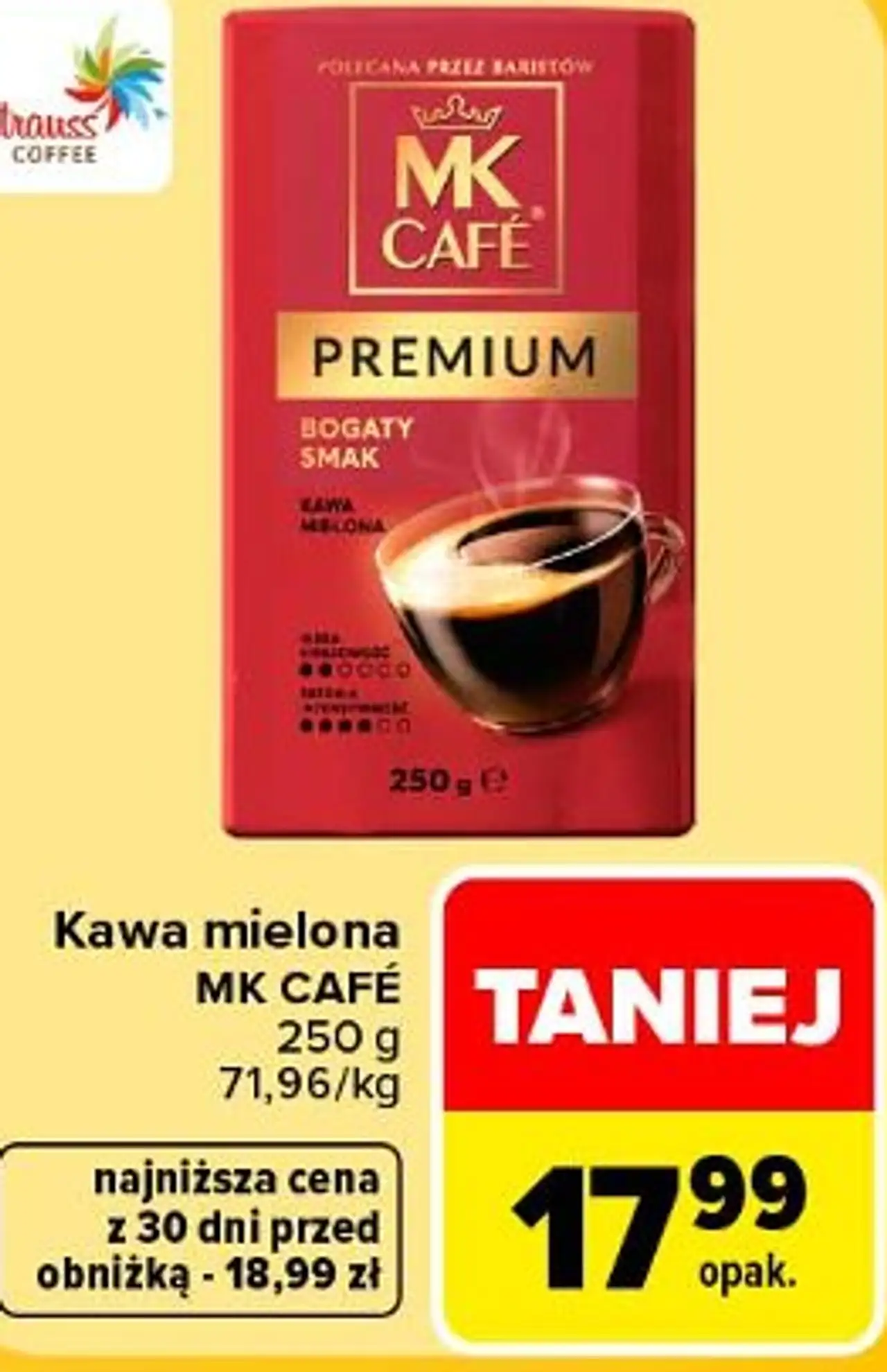 Kawa mielona MK CAFÉ PREMIUM