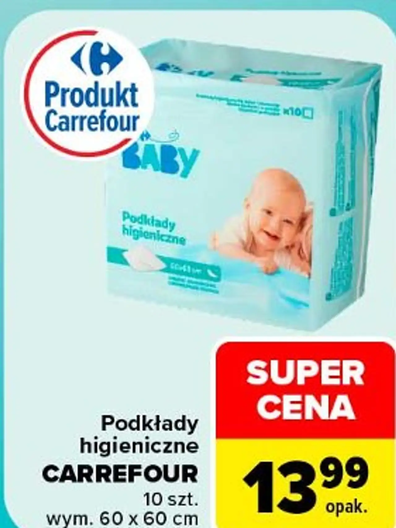 Podkłady higieniczne Carrefour Baby