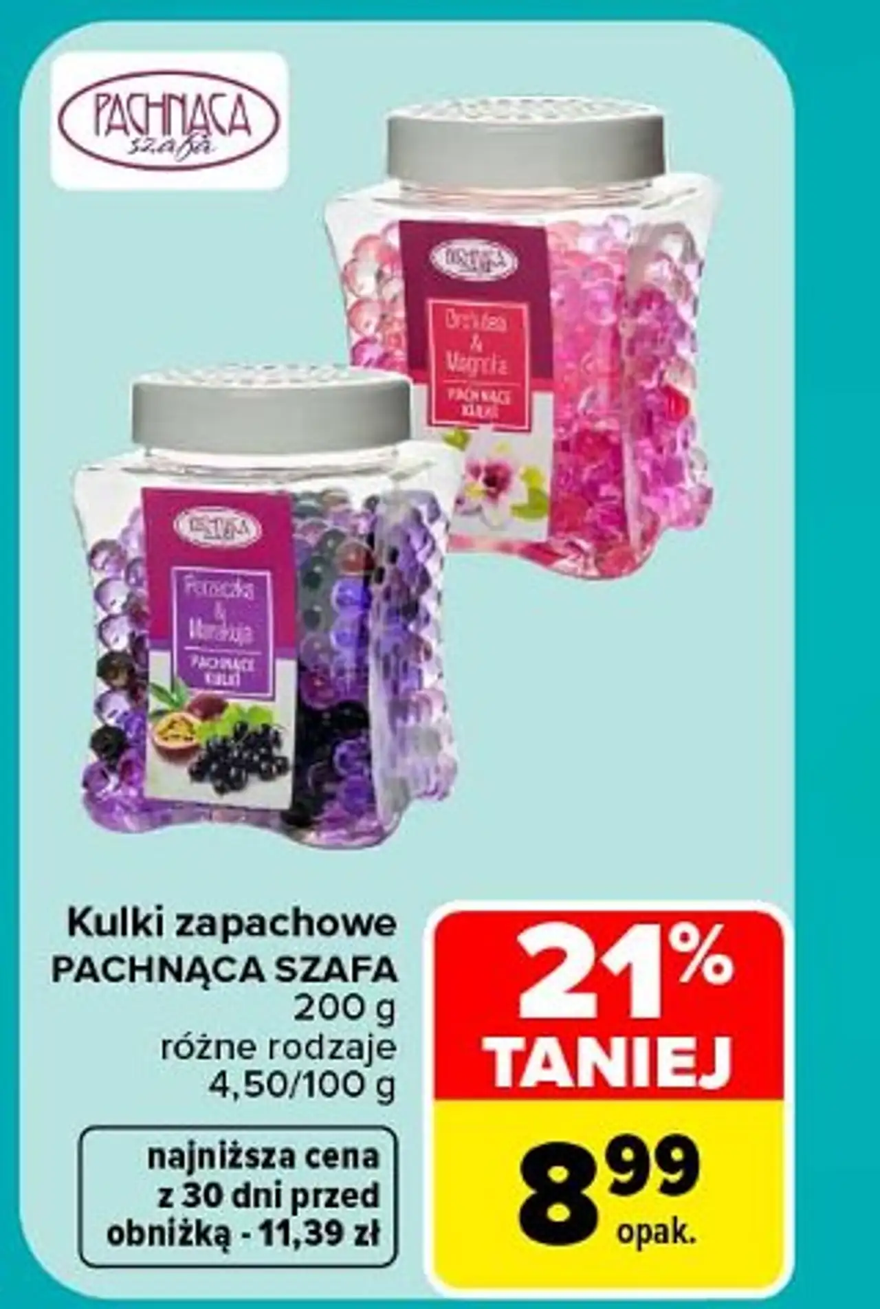 Pachnące kulki orchidea & magnolia Pachnąca Szafa