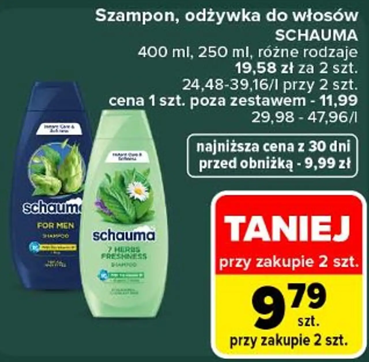 Szampon, odżywka do włosów Schauma