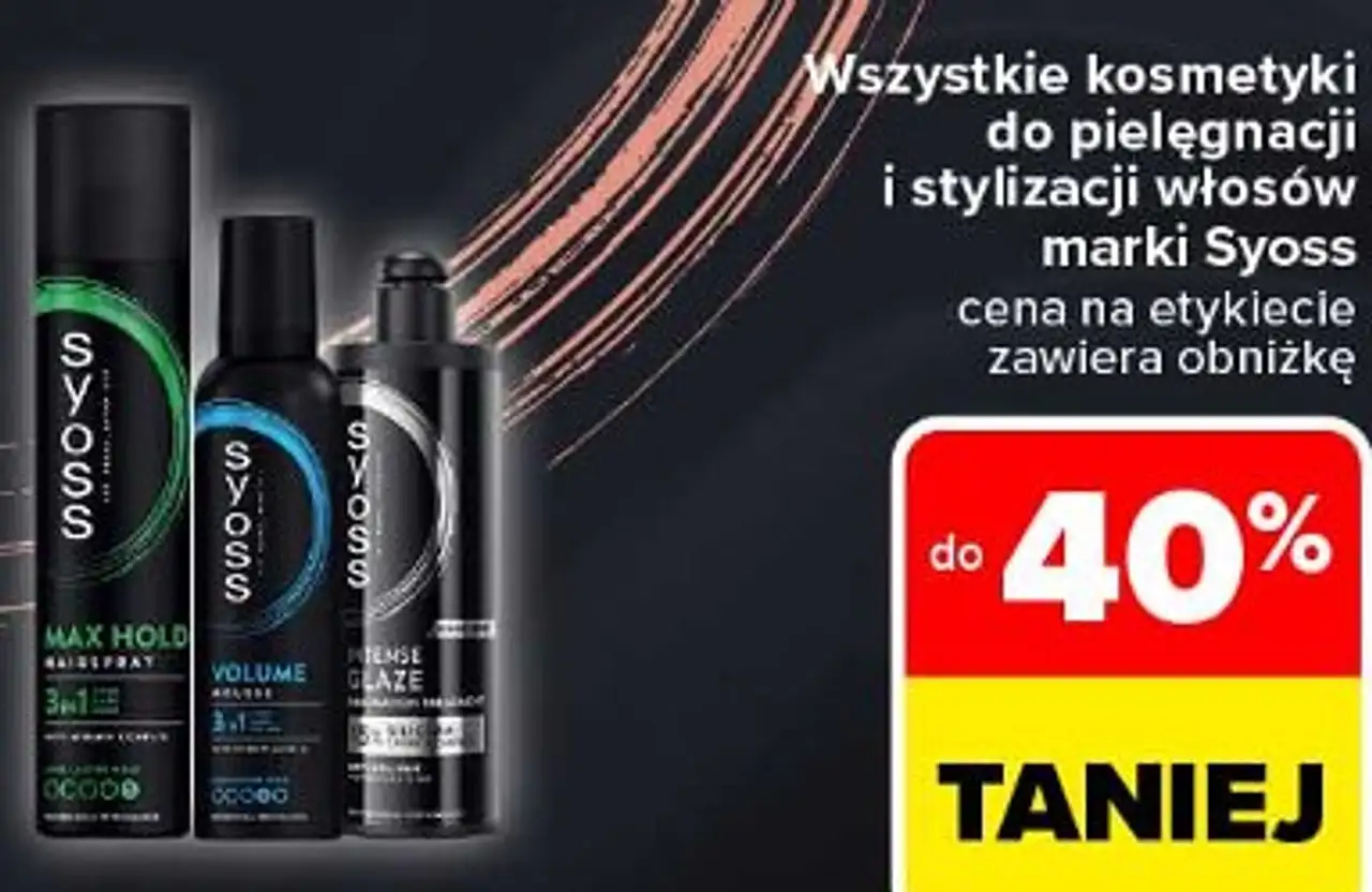 Wszystkie kosmetyki do pielęgnacji i stylizacji włosów marki Syoss