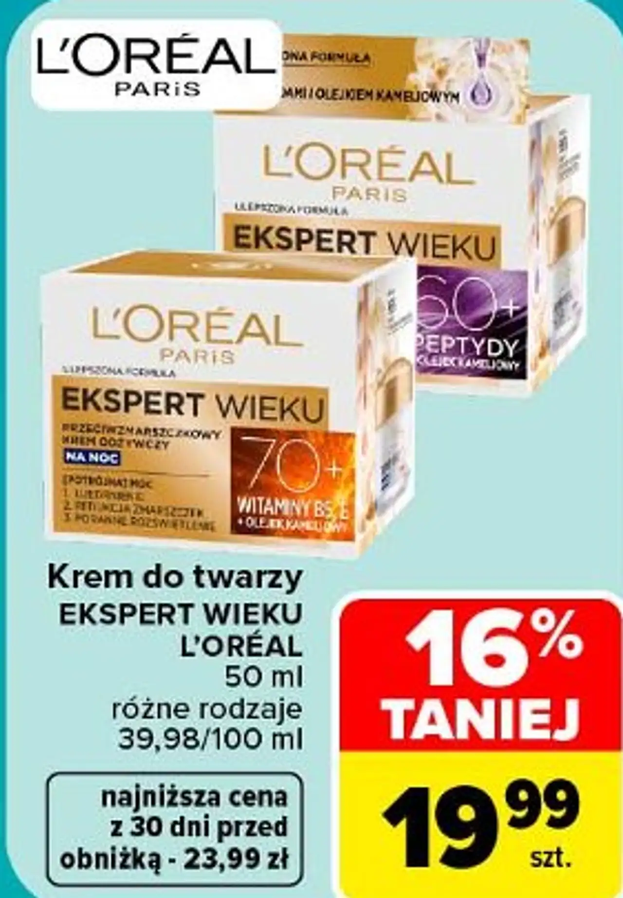 Krem do twarzy EKSPERT WIEKU L'ORÉAL