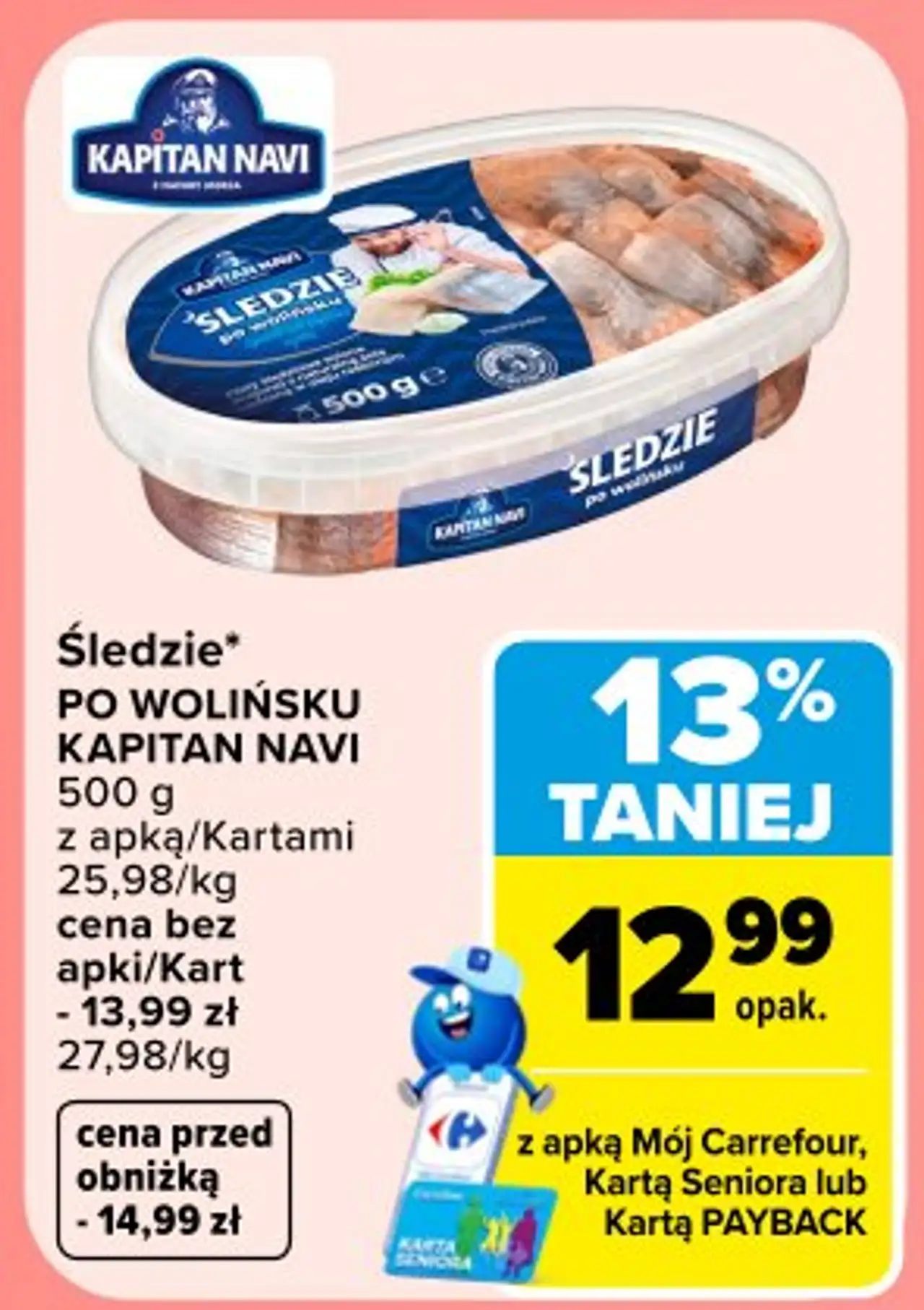 Śledzie po wolińsku Kapitan Navi