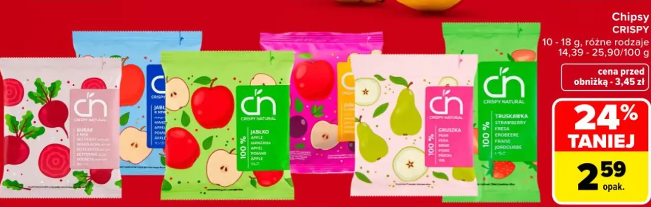 Chipsy CRISPY NATURAL