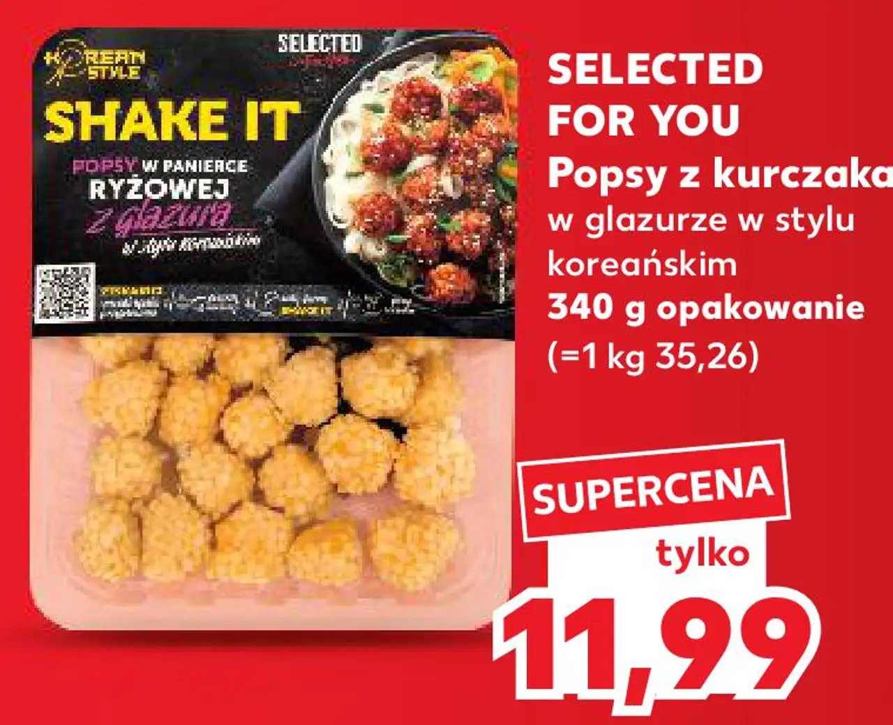 Selected For You Popsy z kurczaka w glazurze w stylu koreańskim