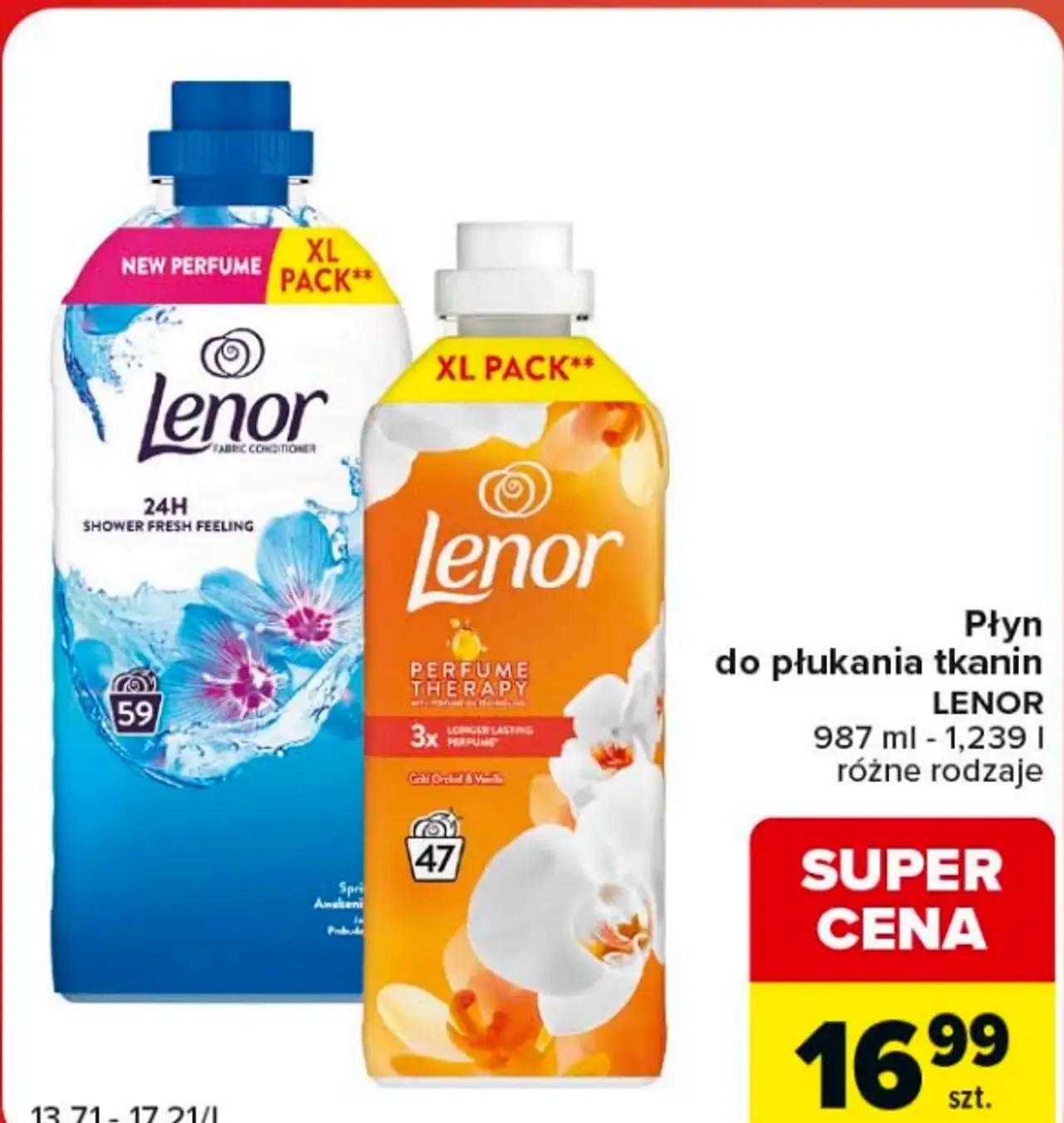 Płyn do płukania tkanin LENOR