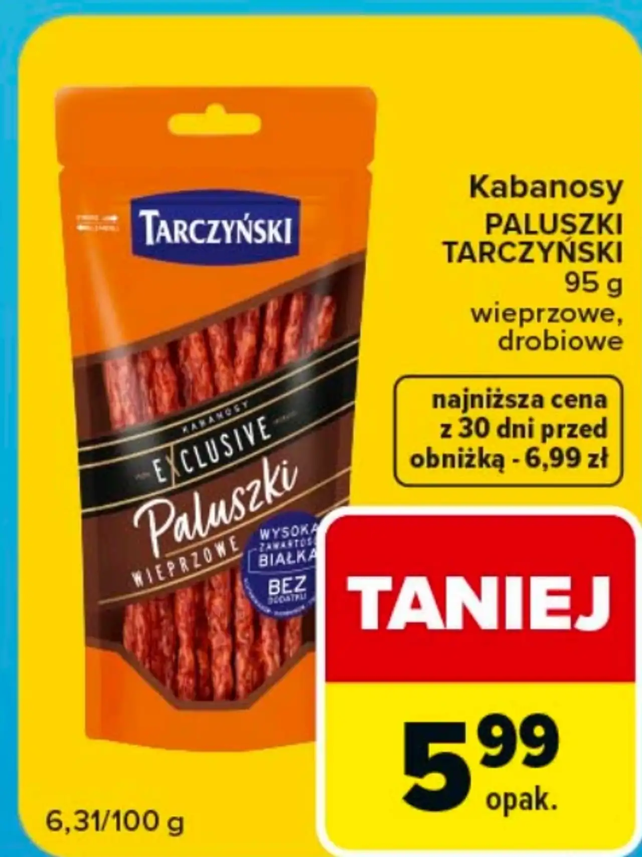 Kabanosy Paluszki Tarczyński Exclusive