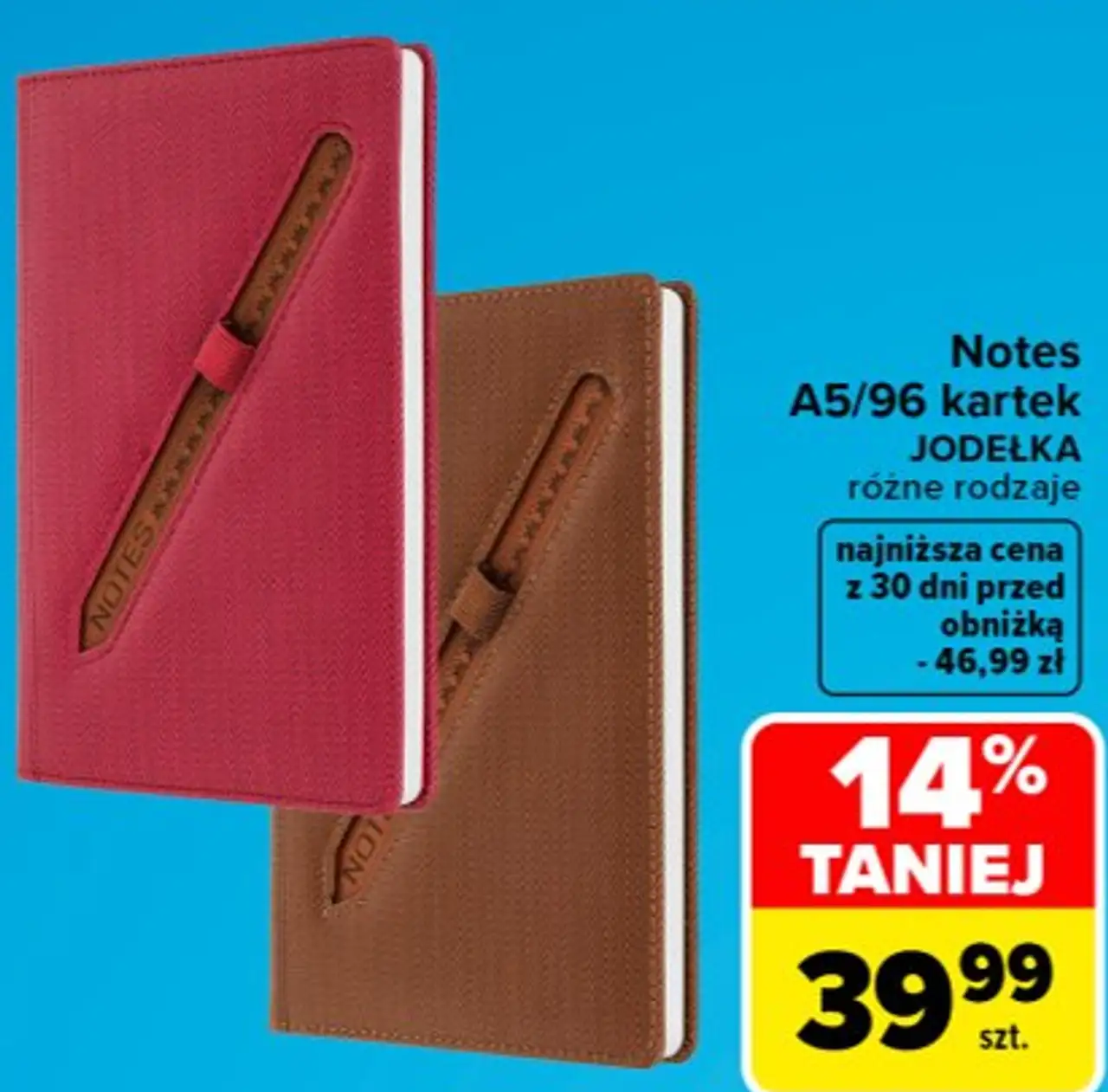 Notes A5/96 kartek JODEŁKA