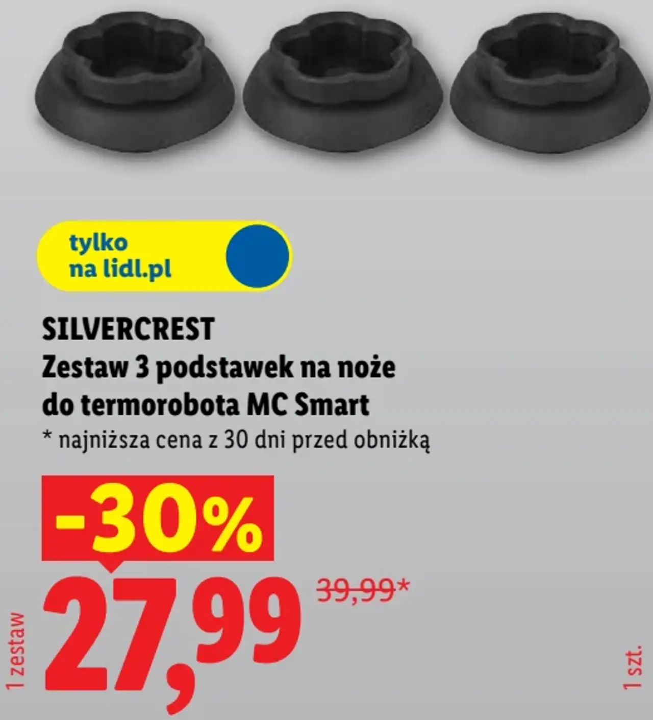 SILVERCREST Zestaw 3 podstawek na noże do termorobota MC Smart