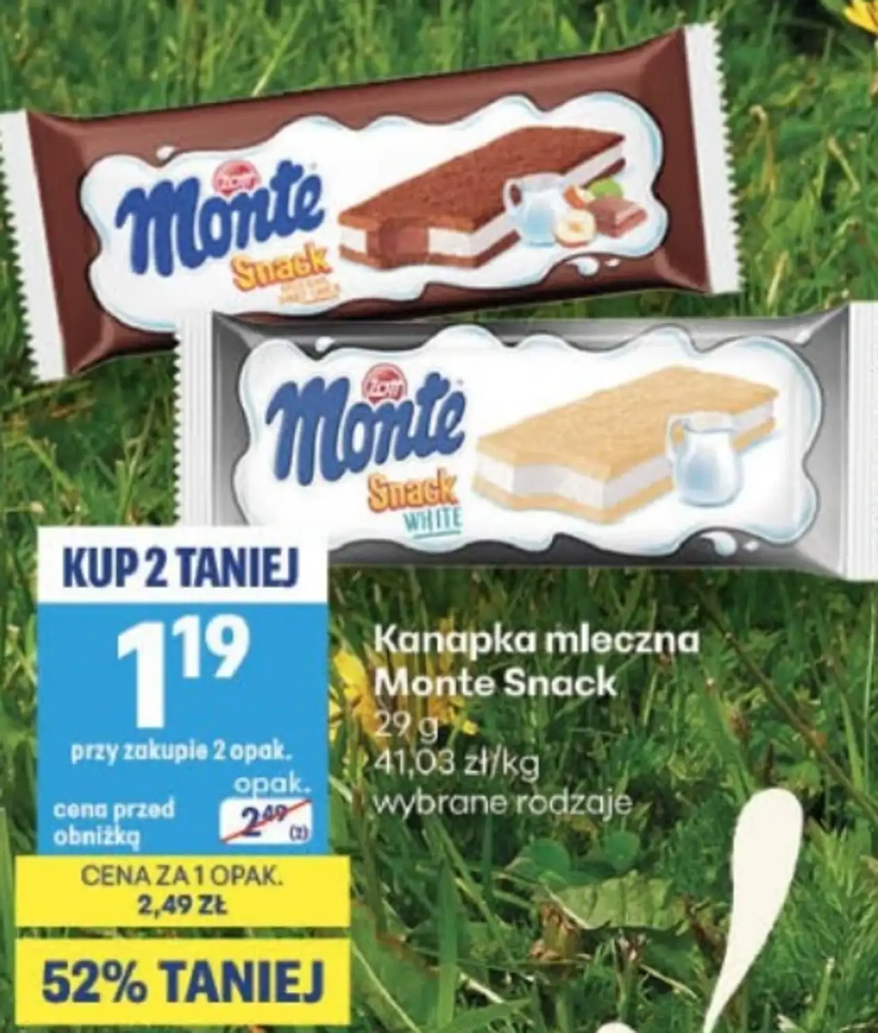 Kanapka mleczna Monte Snack