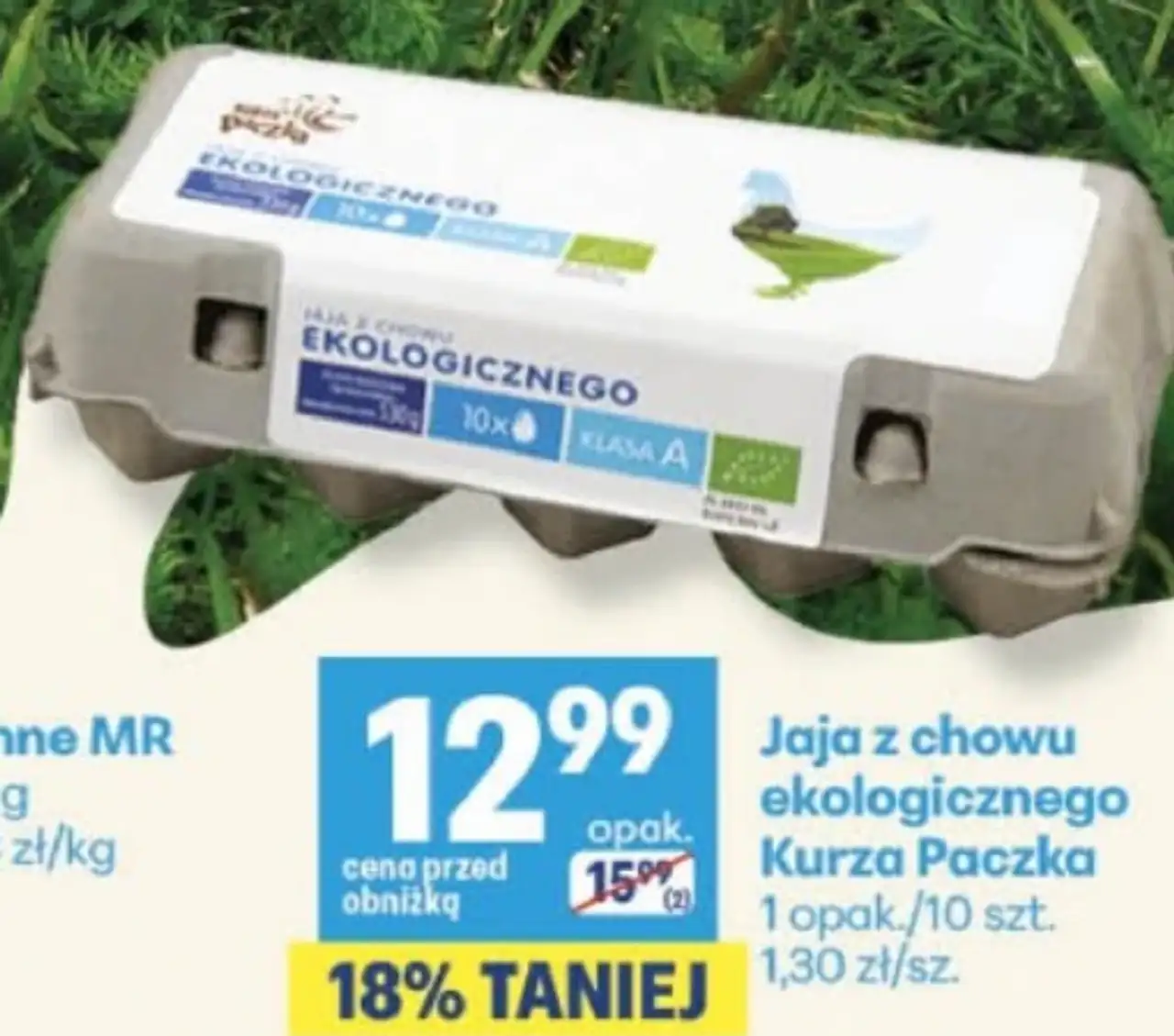 Jaja z chowu ekologicznego Kurza Paczka