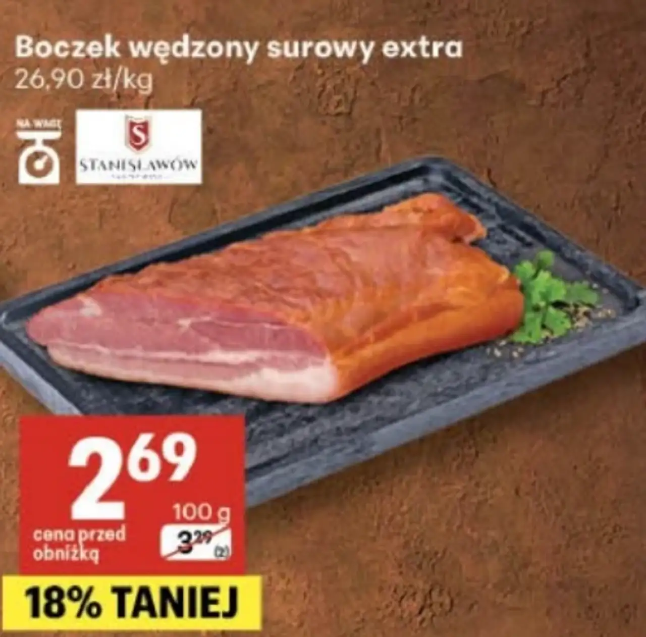 Stanisławów Boczek wędzony surowy extra