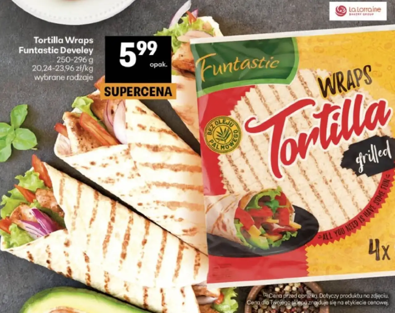 Tortilla Wraps Funtastic Develey